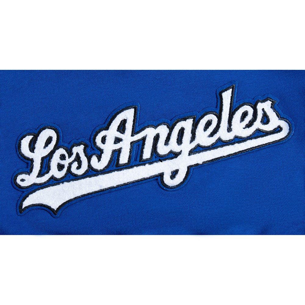 Pro Standard Big Girls' MLB Los Angeles Dodgers Classic Fleece Full-Zip Jacket - Blue - BLUE Thumbnail View 7