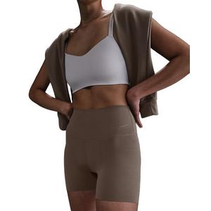 Nike Women's Zenvy Gentle-Support High-Waisted 5" Biker Shorts - Brown