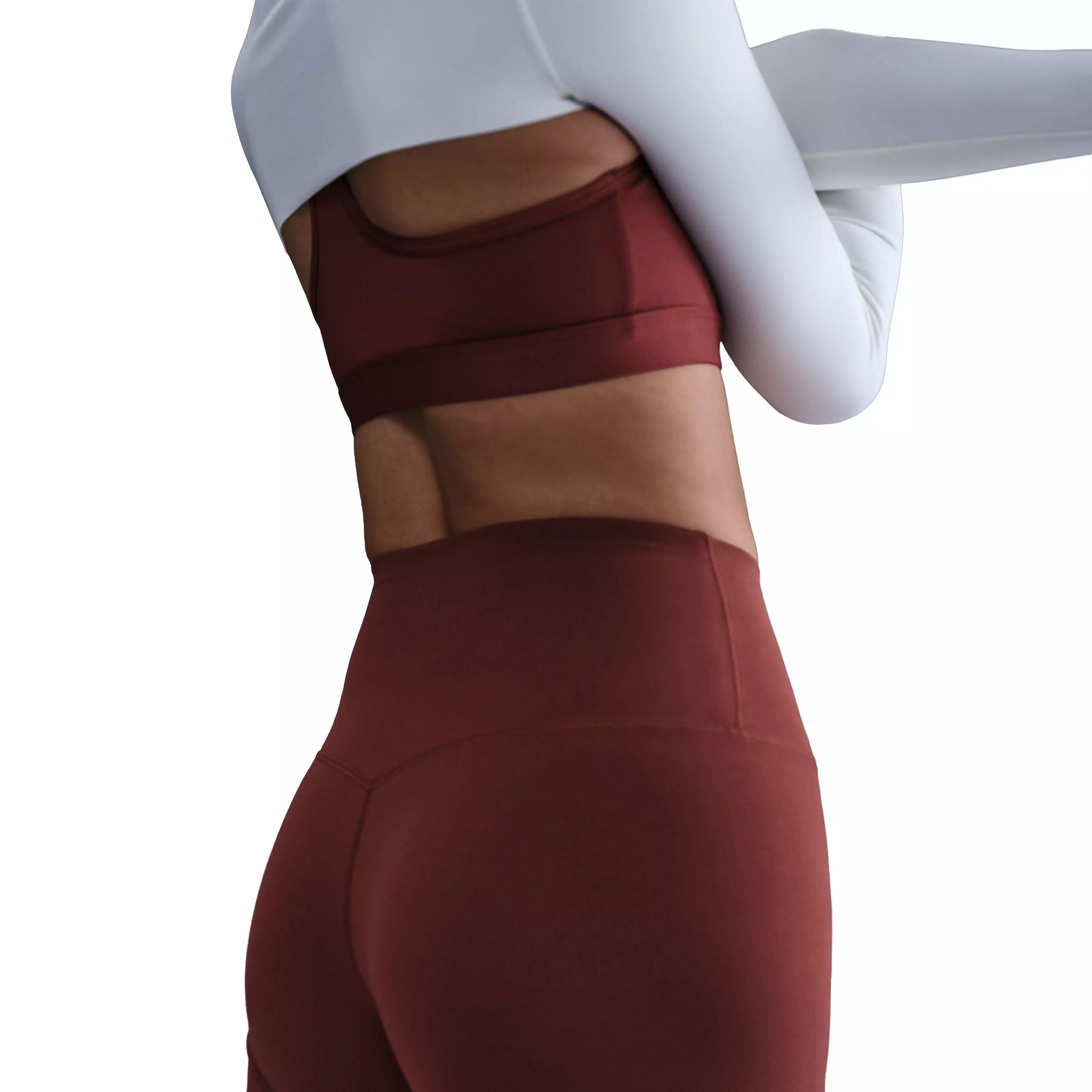 Nike Women's Zenvy Gentle-Support High-Waisted 5" Biker Shorts - Red - RED