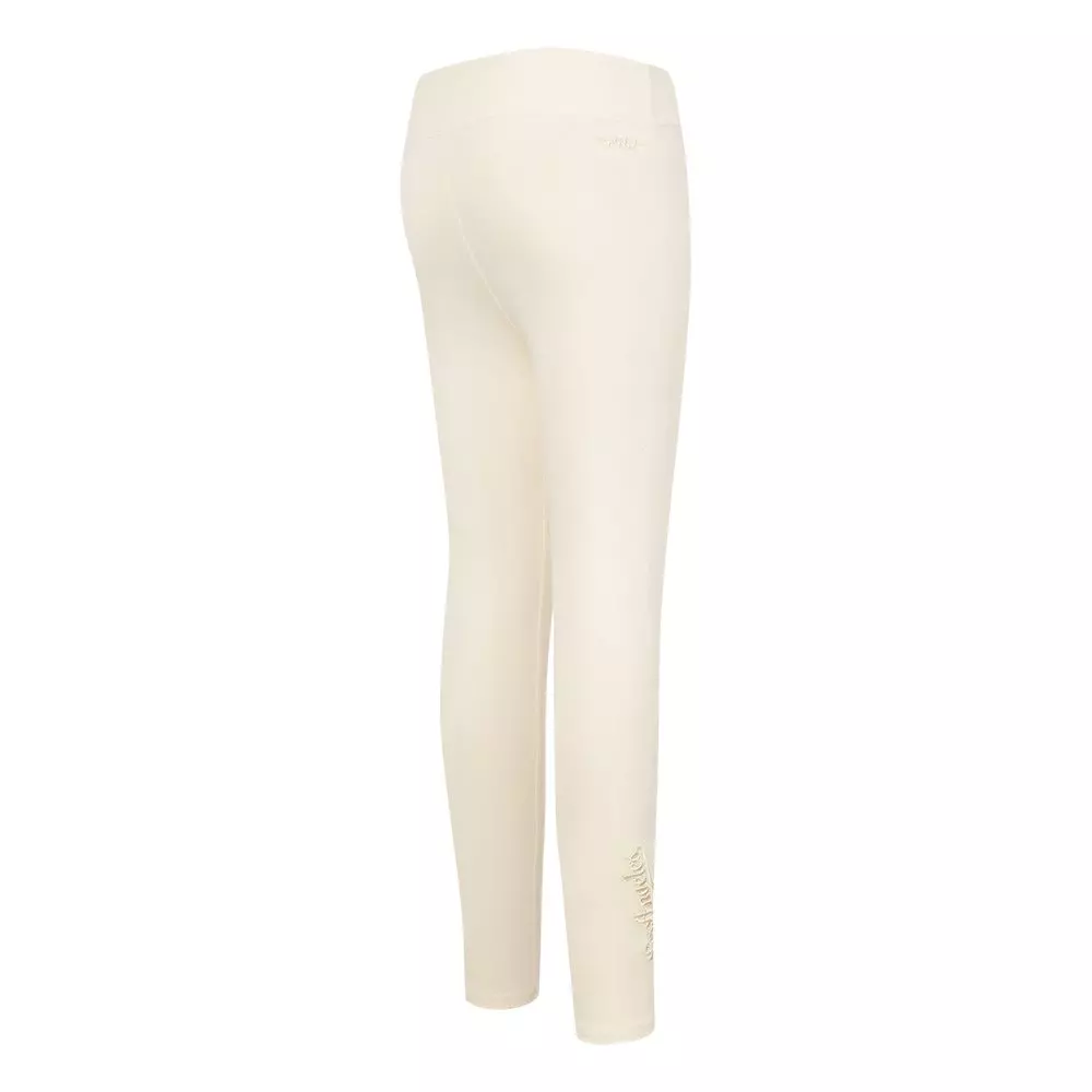 Pro Standard Big Girls' MLB Los Angeles Dodgers Neutral Leggings - Cream - CREAM