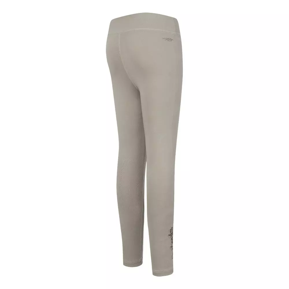 Pro Standard Big Girls' MLB Los Angeles Dodgers Neutral Leggings -Khaki - KHAKI