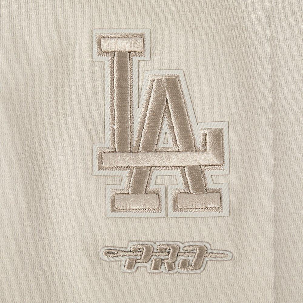 Pro Standard Big Girls' MLB Los Angeles Dodgers Neutral Leggings - Khaki - KHAKI Thumbnail View 5