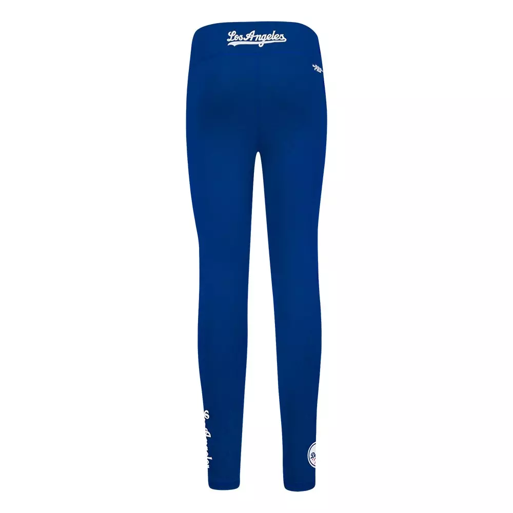 Pro Standard Big Girls' MLB Los Angeles Dodgers Classic Leggings -Blue - BLUE