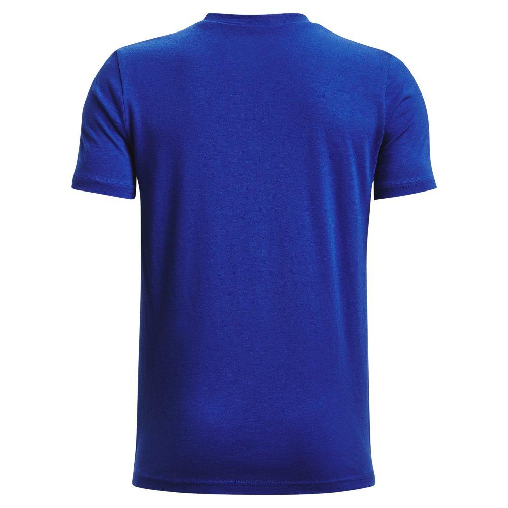 Under Armour Curry 30 Short Sleeve Big Boys' Royal Shirt