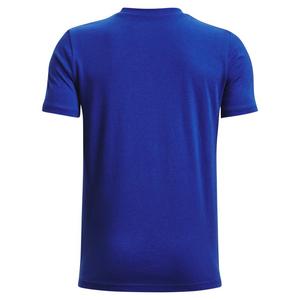 Under Armour Boys' Curry 30 Short Sleeve Shirt -Royal