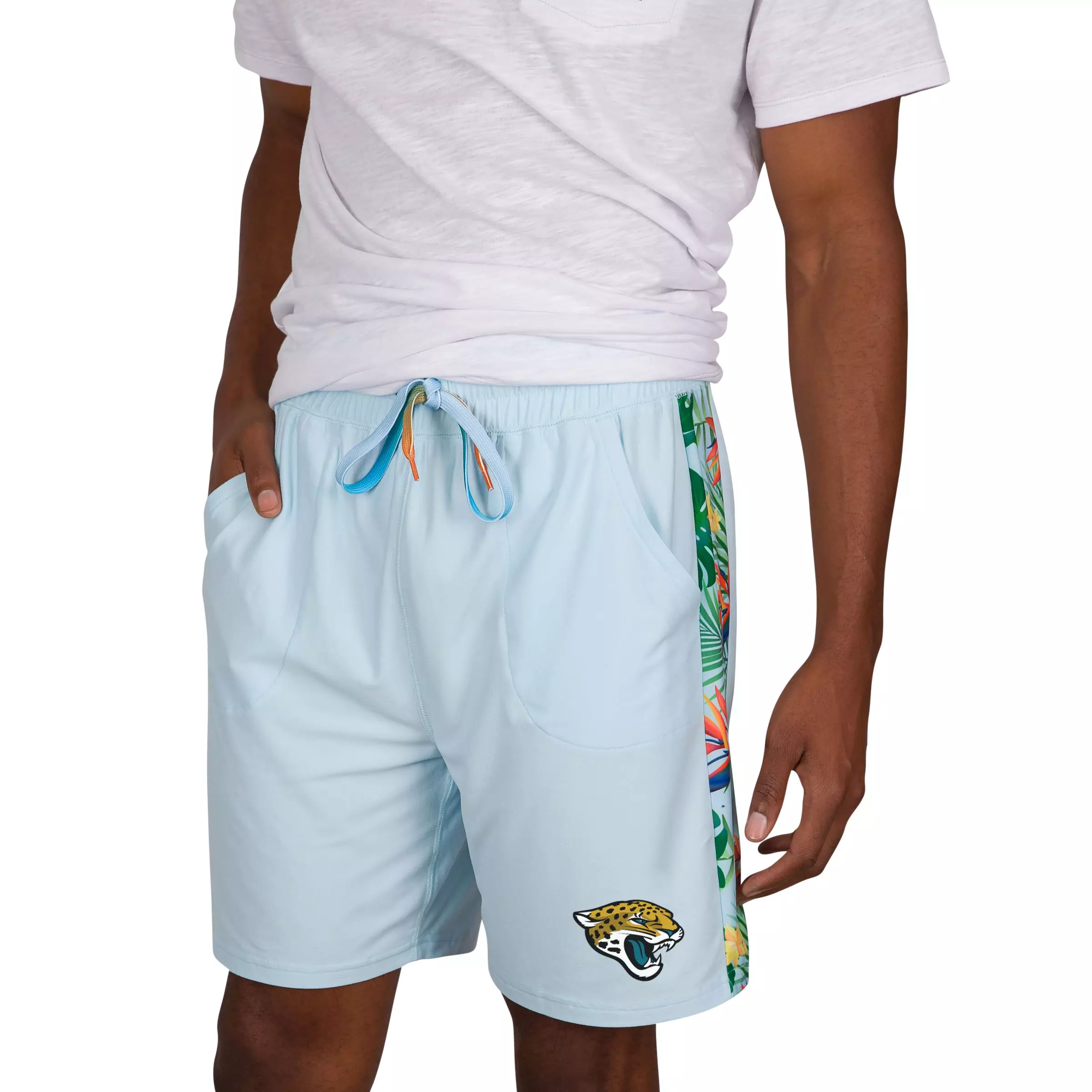College Sports Men's Curate Jacksonville Jaguars Knit Shorts - MULTI-COLOR