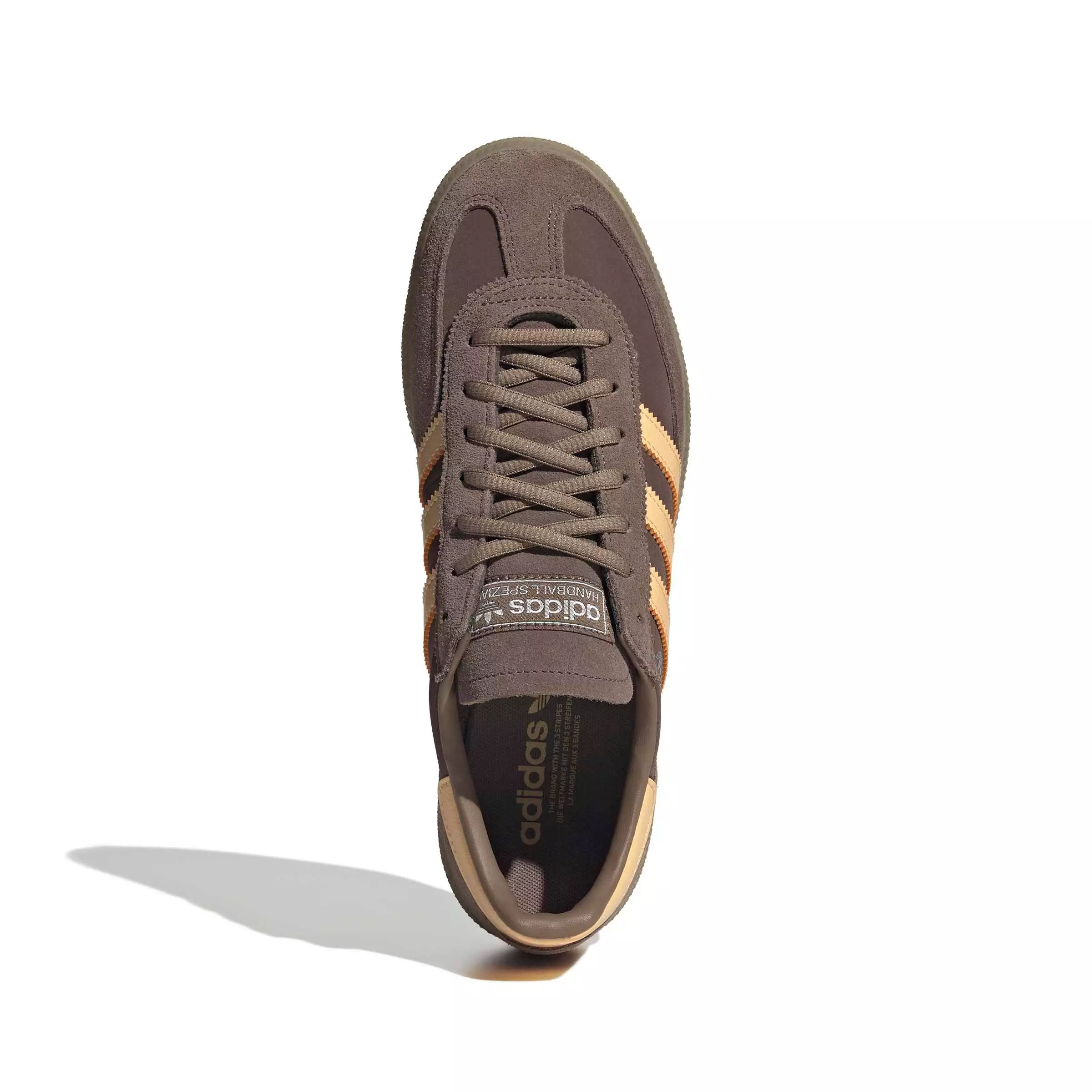 adidas Originals Handball Spezial "Earth Strata/Pulse Amber/Gum 4" Men's Shoe - EARTH/AMBER/GUM