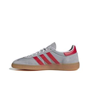 adidas Originals Handball Spezial "Halo Silver/Team Victory Red/Gum 4" Men's Shoe - SILVER/RED/GUM