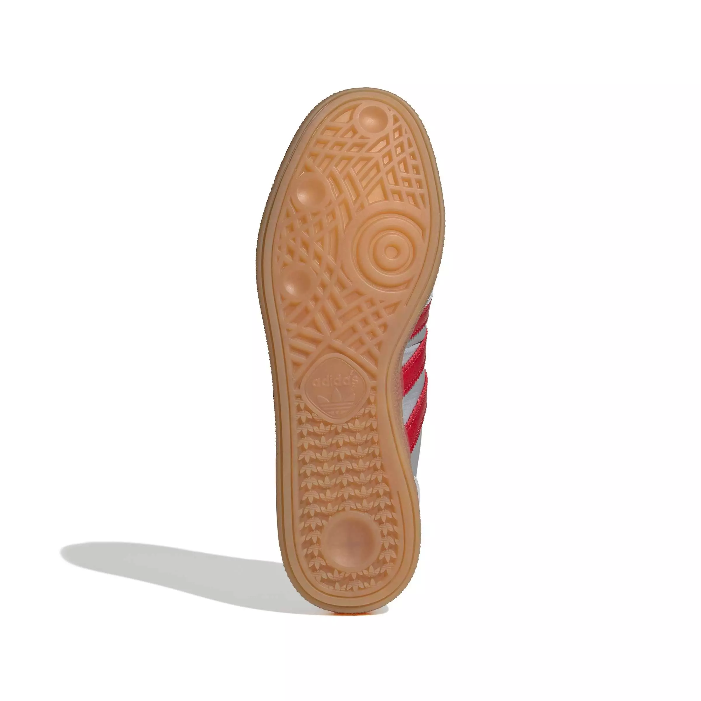 adidas Originals Handball Spezial "Halo Silver/Team Victory Red/Gum 4" Men's Shoe - SILVER/RED/GUM