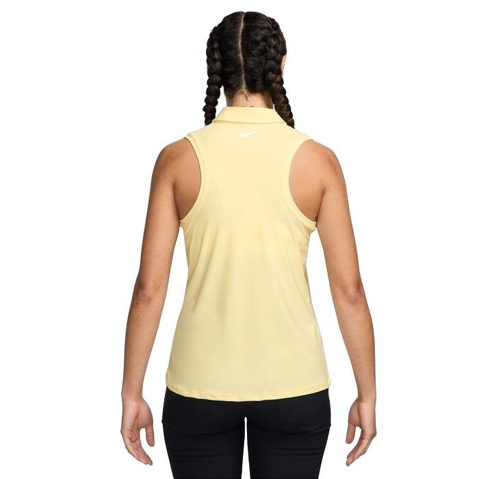 Nike Victory Dri-FIT Women's Yellow Sleeveless Polo