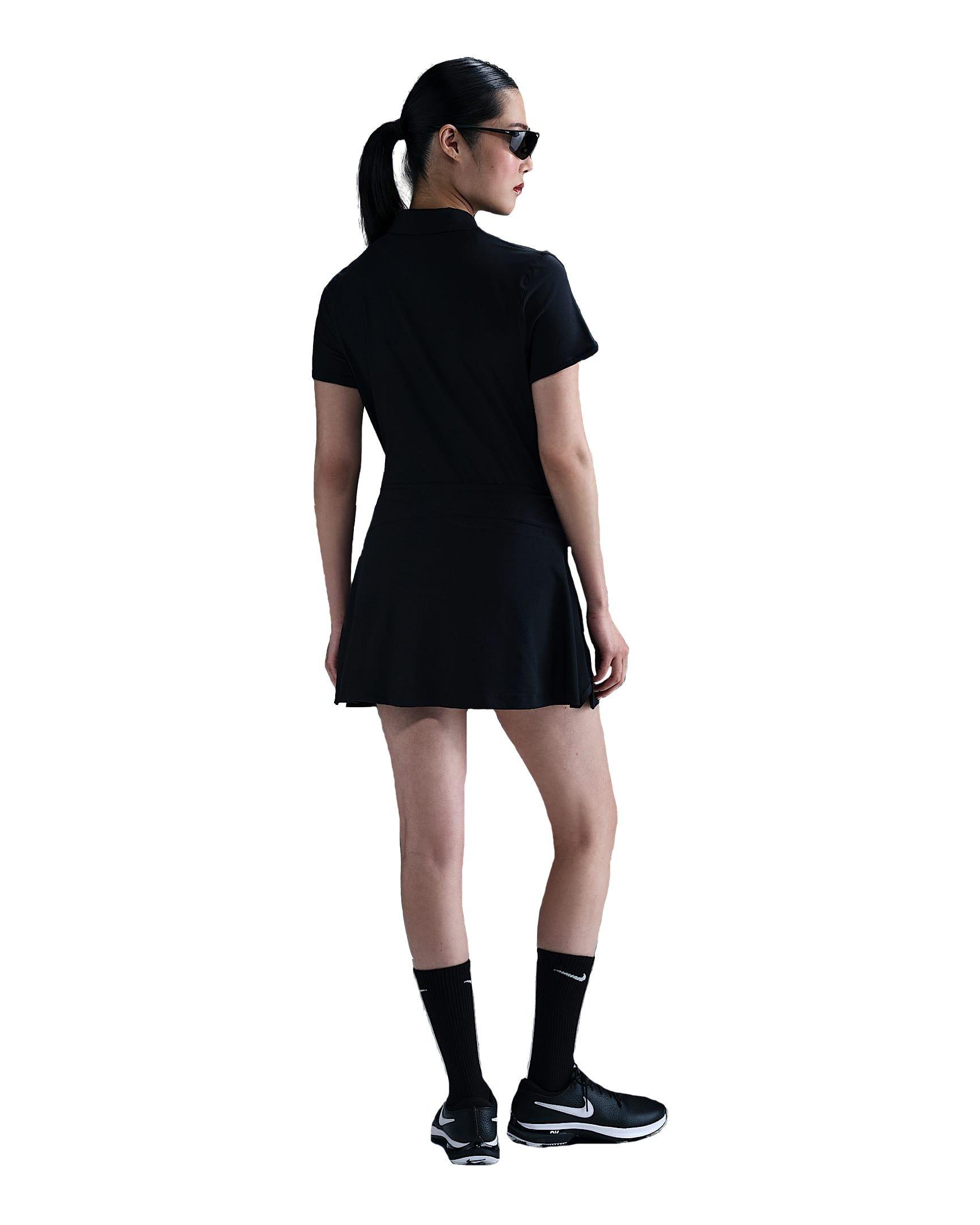 Nike Women's Victory Dri-FIT Short-Sleeve Golf Polo - Black - BLACK Thumbnail View 5