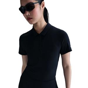 Nike Women's Victory Dri-FIT Short-Sleeve Golf Polo - Black