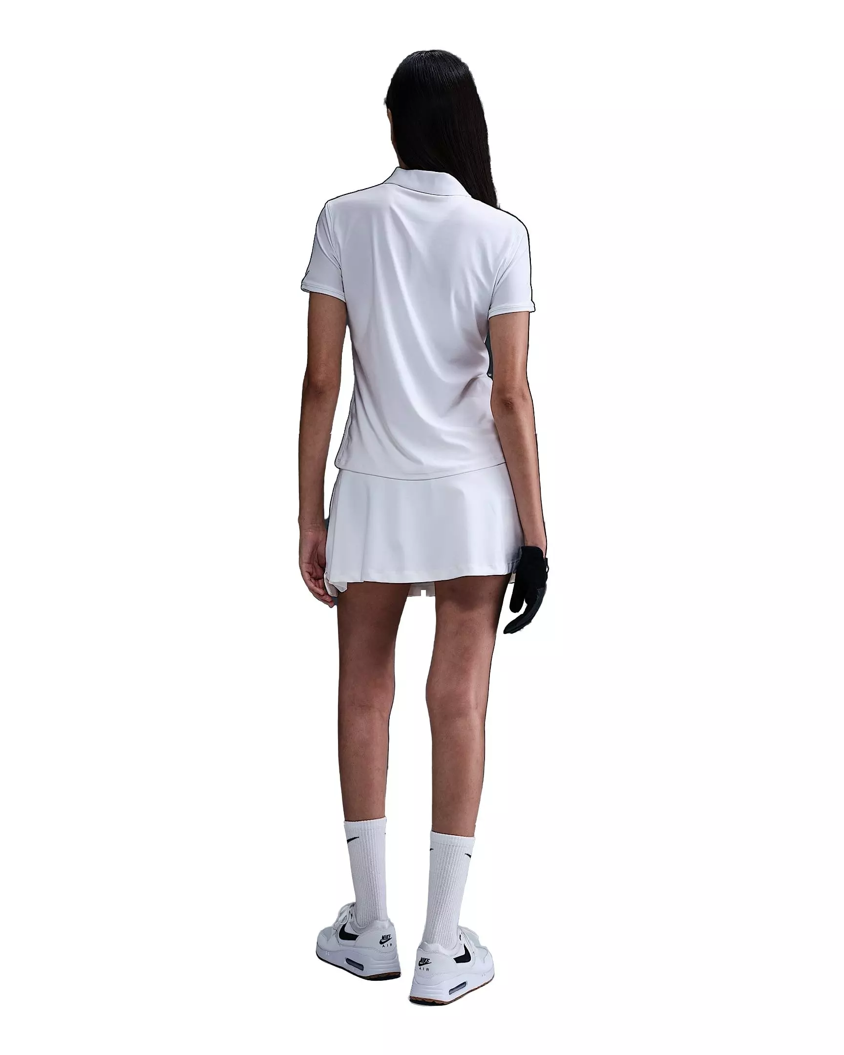 Nike Women's Victory Dri-FIT Short-Sleeve Golf Polo - White - WHITE