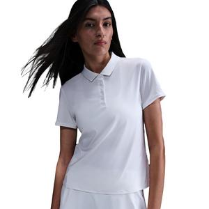 Nike Women's Victory Dri-FIT Short-Sleeve Golf Polo - White