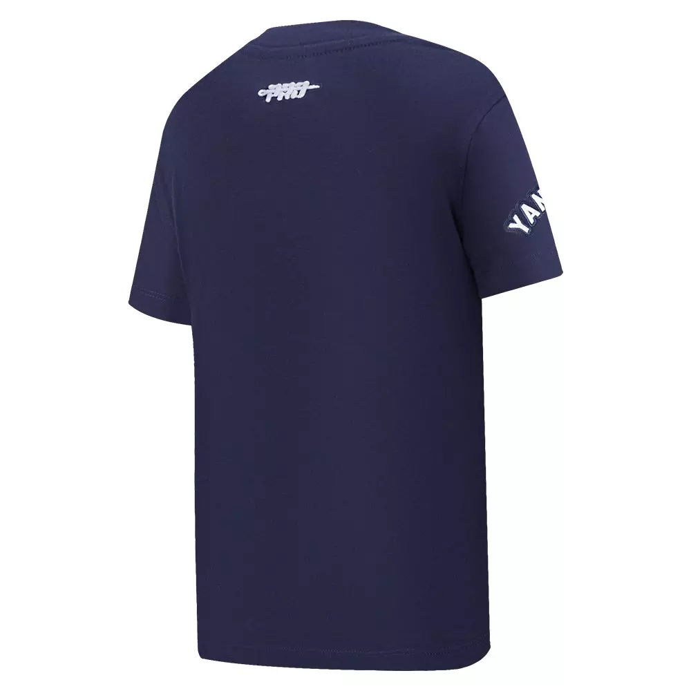 Pro Standard Big Boys' MLB New York Yankees Retro Classic Short Sleeve Top - Navy - NAVY