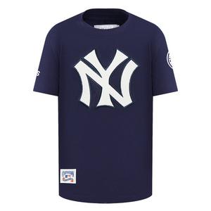 Pro Standard Big Boys' MLB New York Yankees Retro Classic Short Sleeve Top -Navy