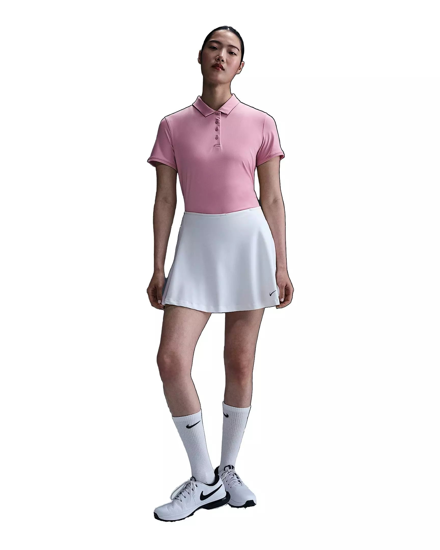 Nike Women's Victory Dri-FIT Short-Sleeve Golf Polo - Pink - PINK