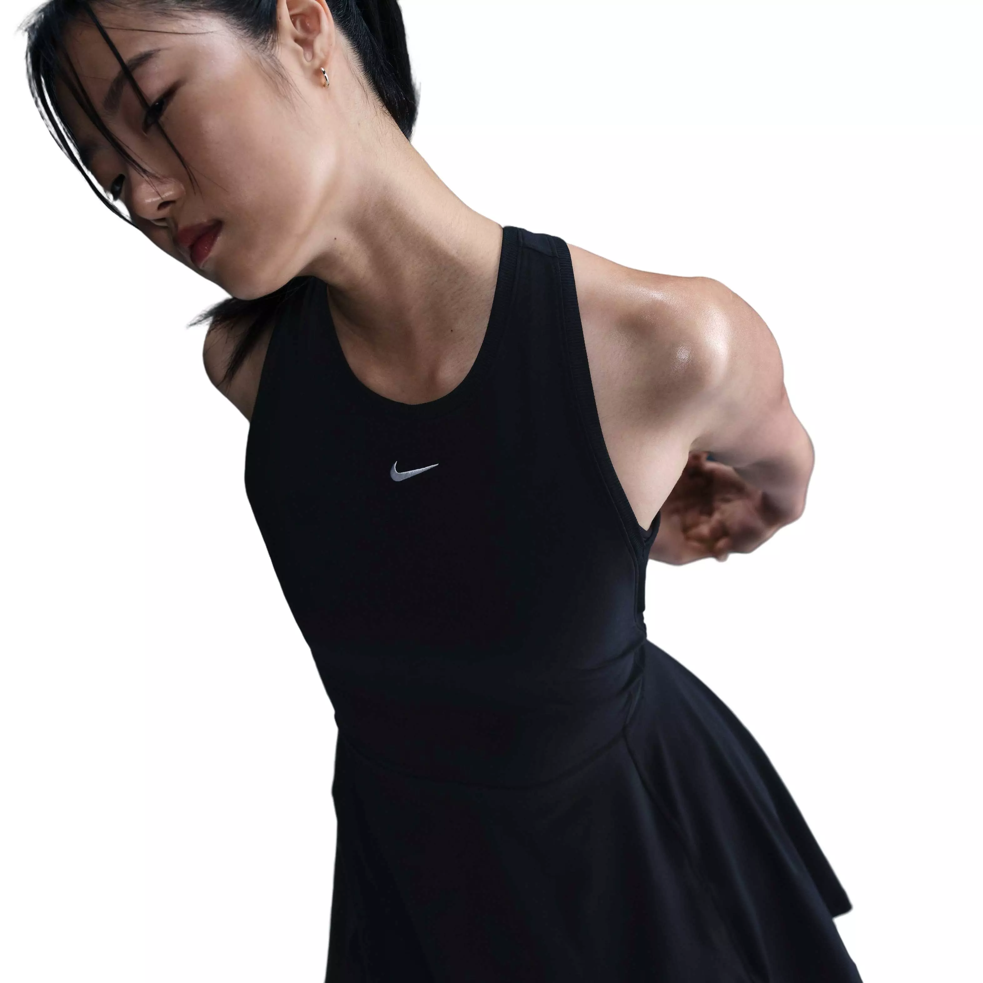 Nike Women's Dri-FIT Victory ​Tennis Dress - Black - BLACK