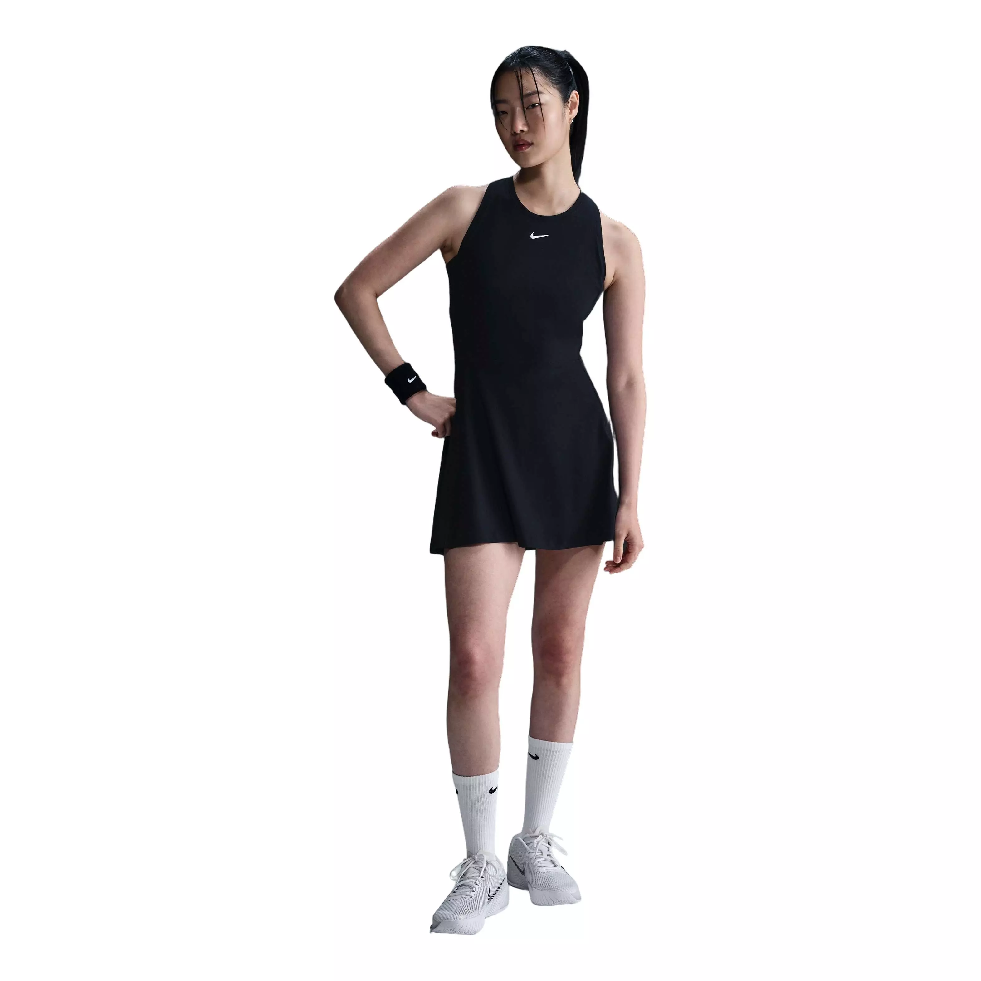 Nike Women's Dri-FIT Victory ​Tennis Dress -Black - BLACK