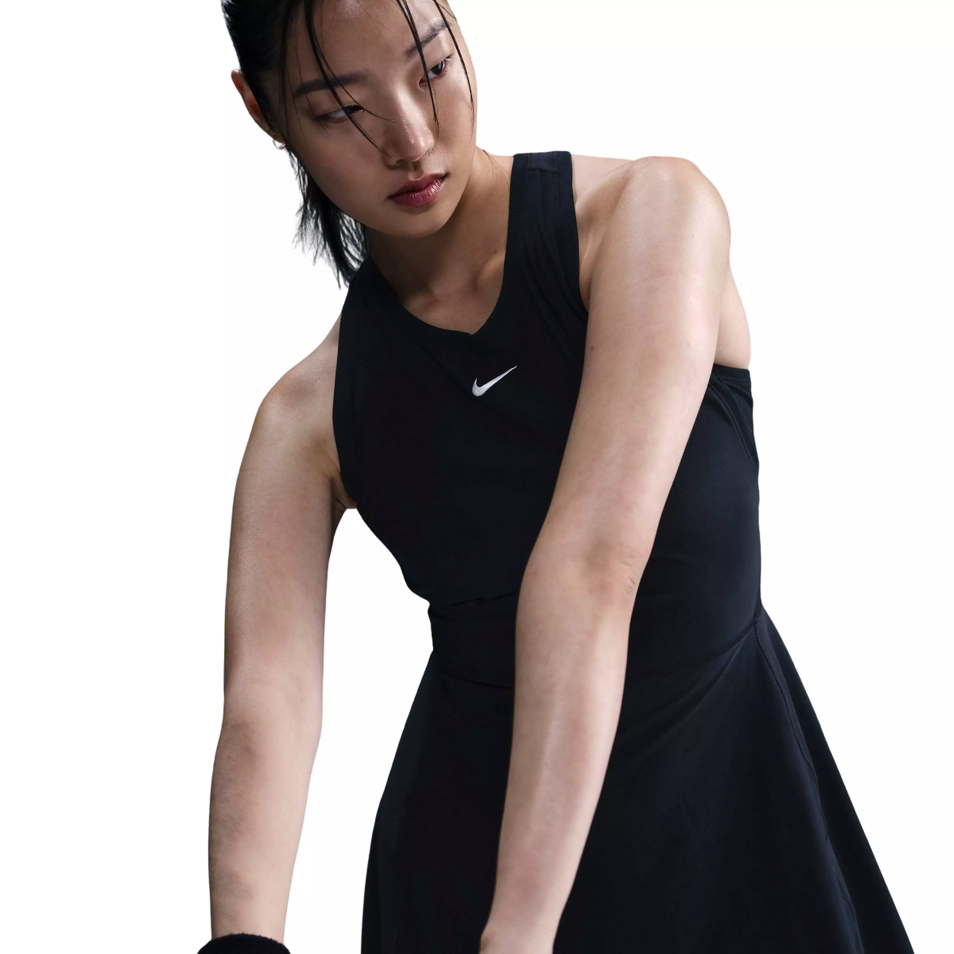 Nike Women's Dri-FIT Victory ​Tennis Dress -Black - BLACK
