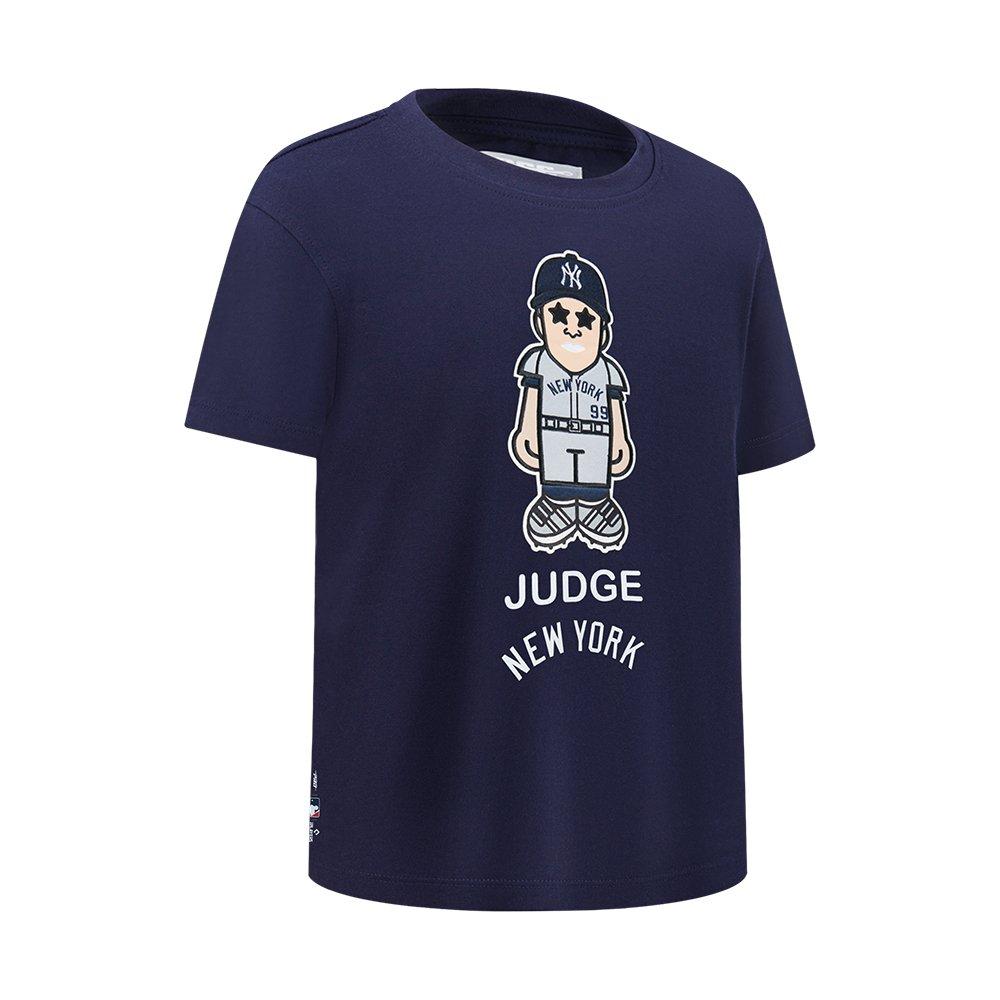 Pro Standard Big Boys' MLB New York Yankees Aaron Judge #99 Avatar Short Sleeve Top -Navy - NAVY