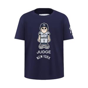 Pro Standard Big Boys' MLB New York Yankees Aaron Judge #99 Avatar Short Sleeve Top -Navy