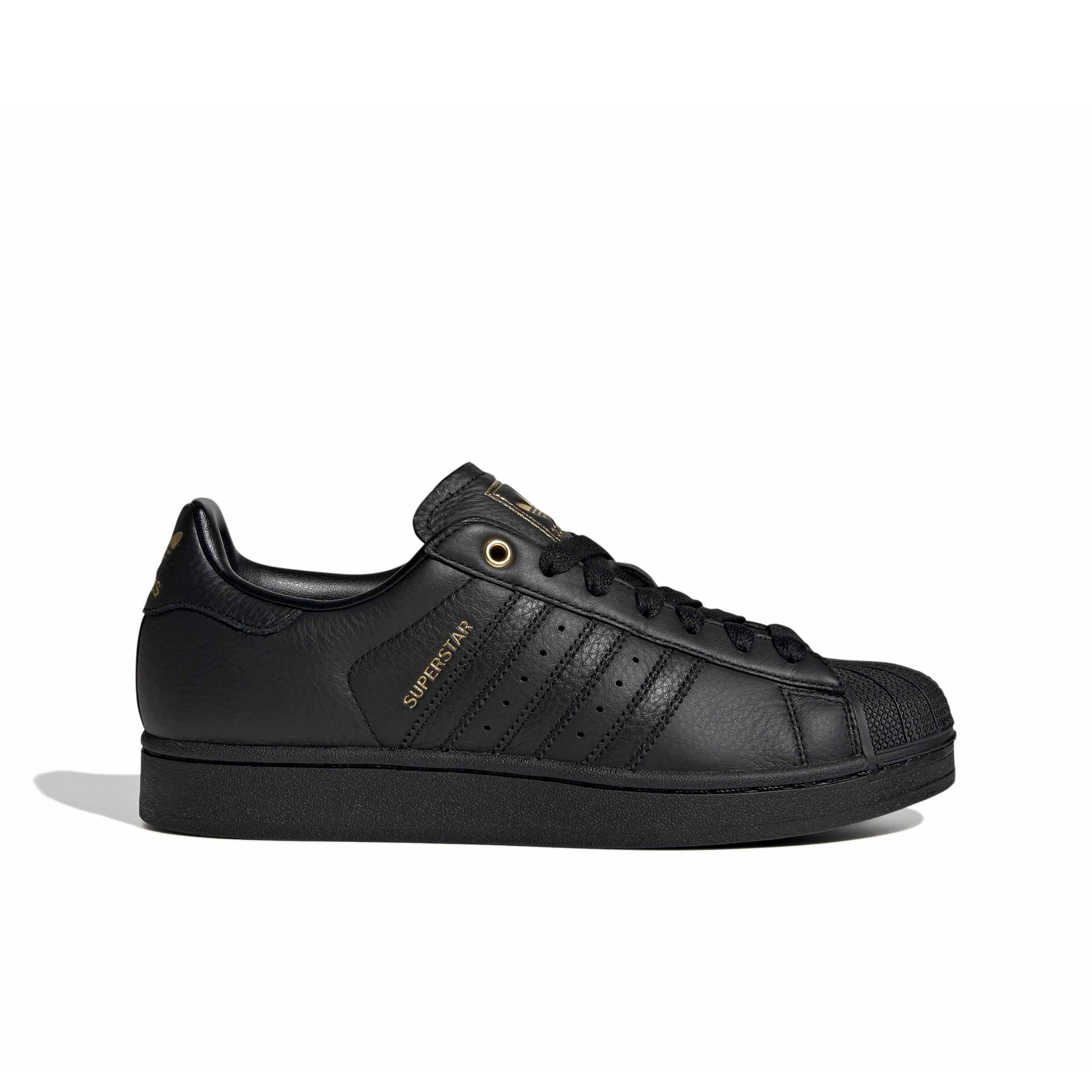 adidas Originals Superstar II "Core Black/Core Black/Gold Metallic" Men's Shoe - BLACK/BLACK/GOLD