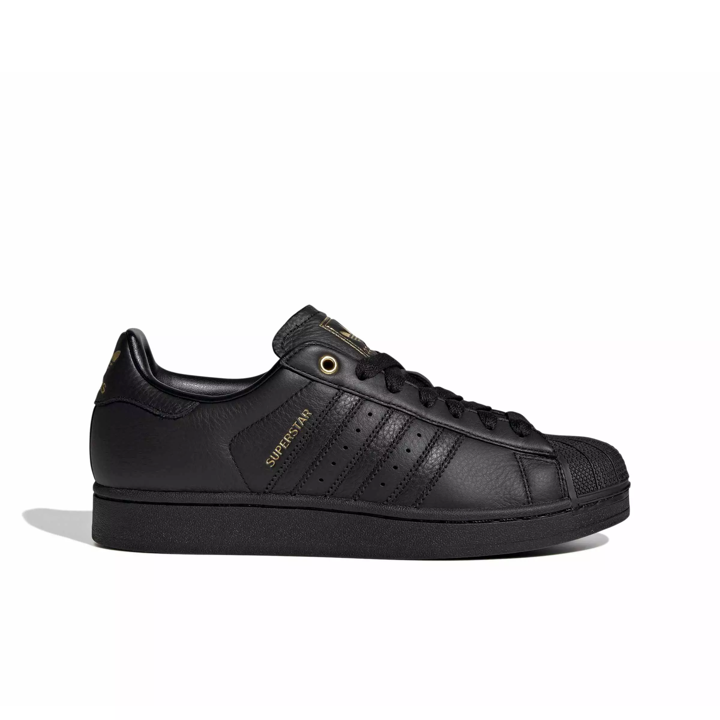 adidas Originals Superstar II "Core Black/Core Black/Gold Metallic" Men's Shoe - BLACK/BLACK/GOLD
