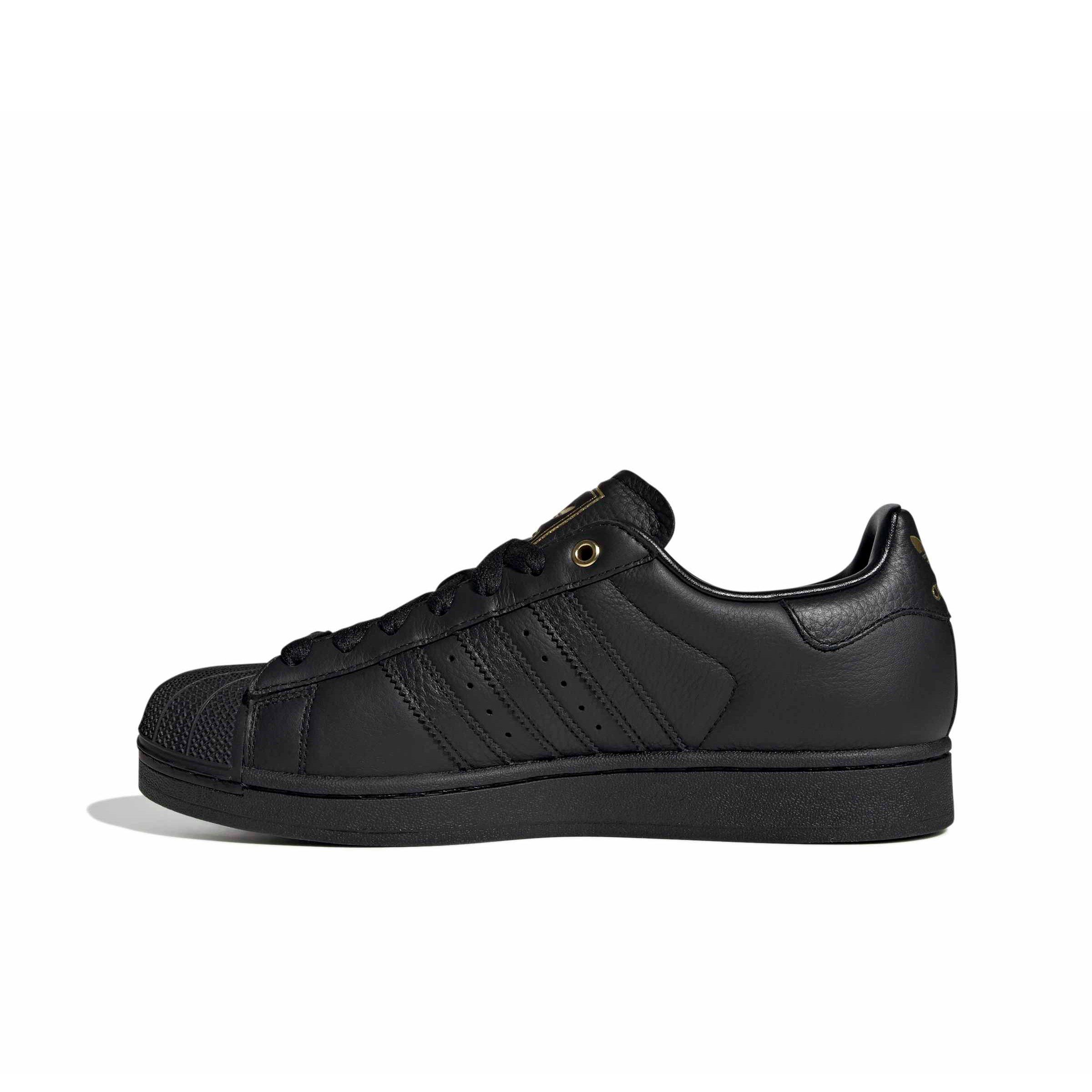adidas Originals Superstar II "Core Black/Core Black/Gold Metallic" Men's Shoe - BLACK/BLACK/GOLD