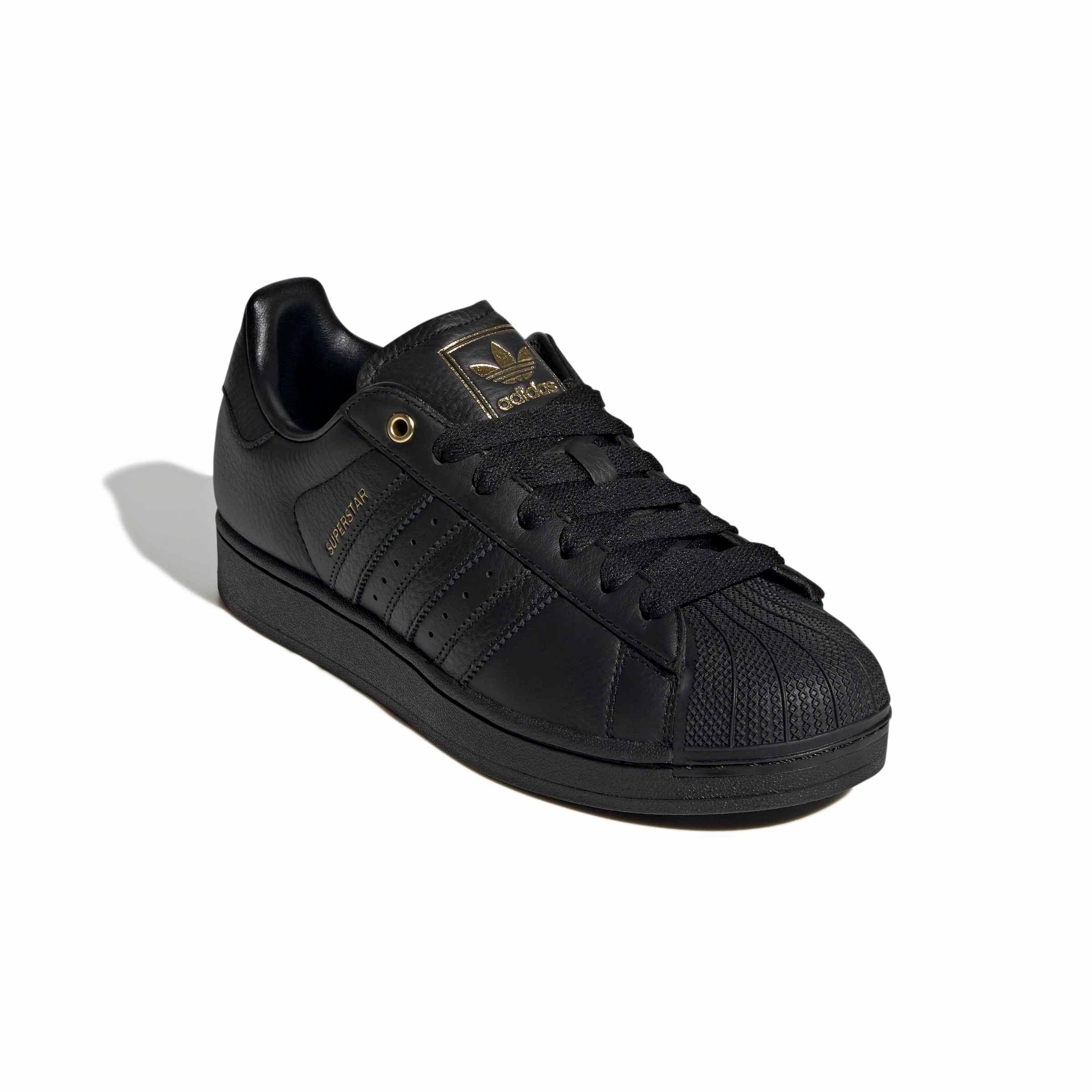 adidas Originals Superstar II "Core Black/Core Black/Gold Metallic" Men's Shoe - BLACK/BLACK/GOLD