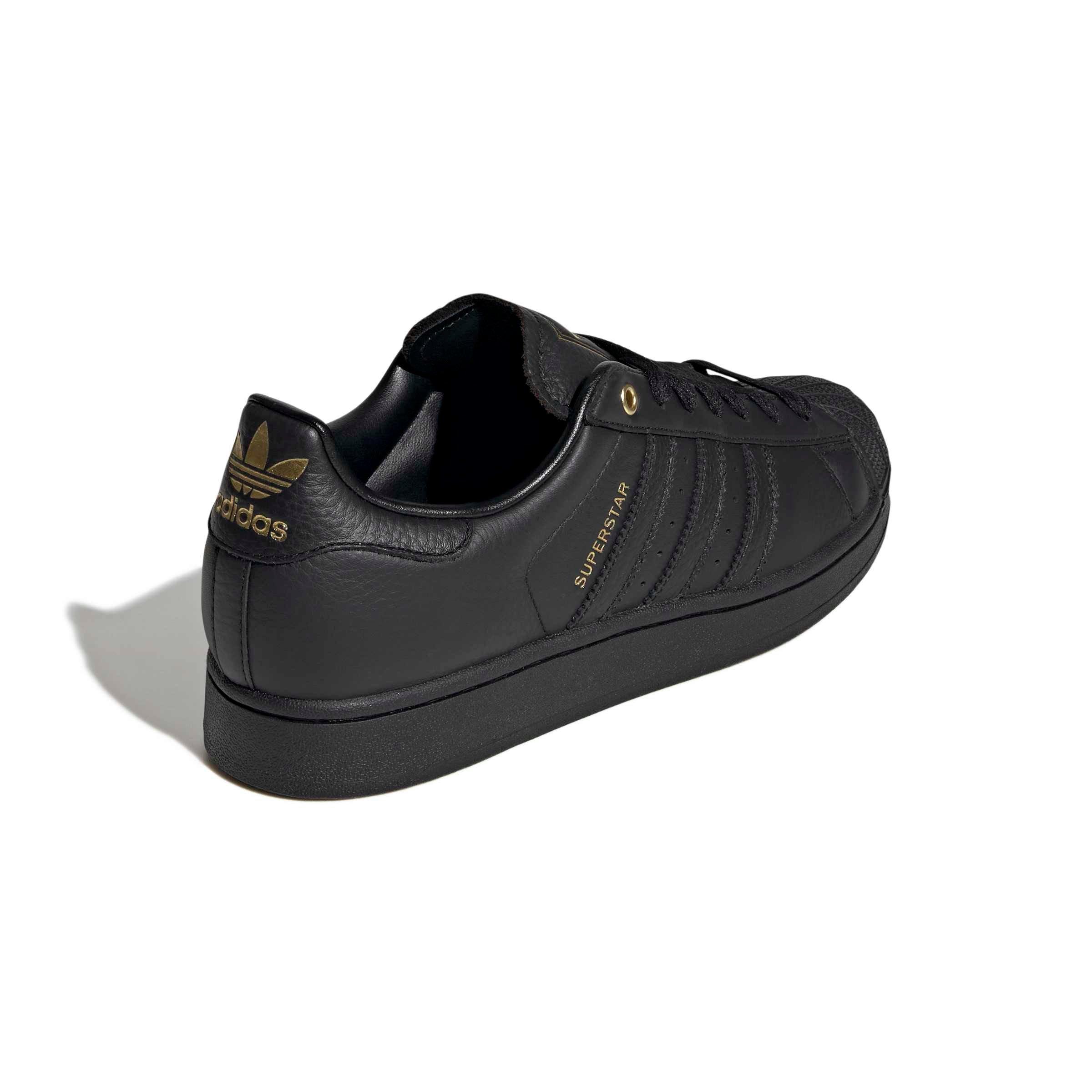 adidas Originals Superstar II "Core Black/Core Black/Gold Metallic" Men's Shoe - BLACK/BLACK/GOLD