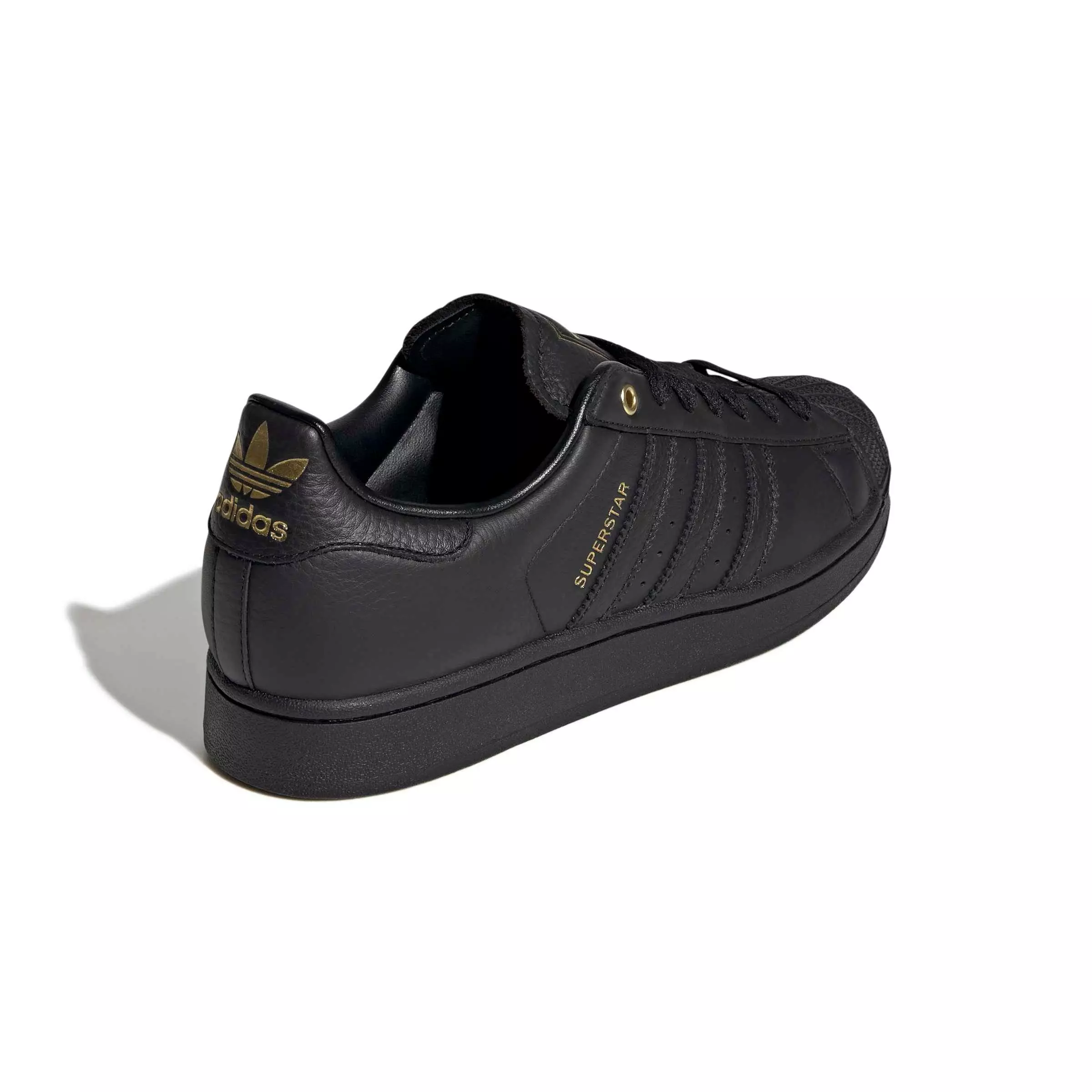 adidas Originals Superstar II "Core Black/Core Black/Gold Metallic" Men's Shoe - BLACK/BLACK/GOLD