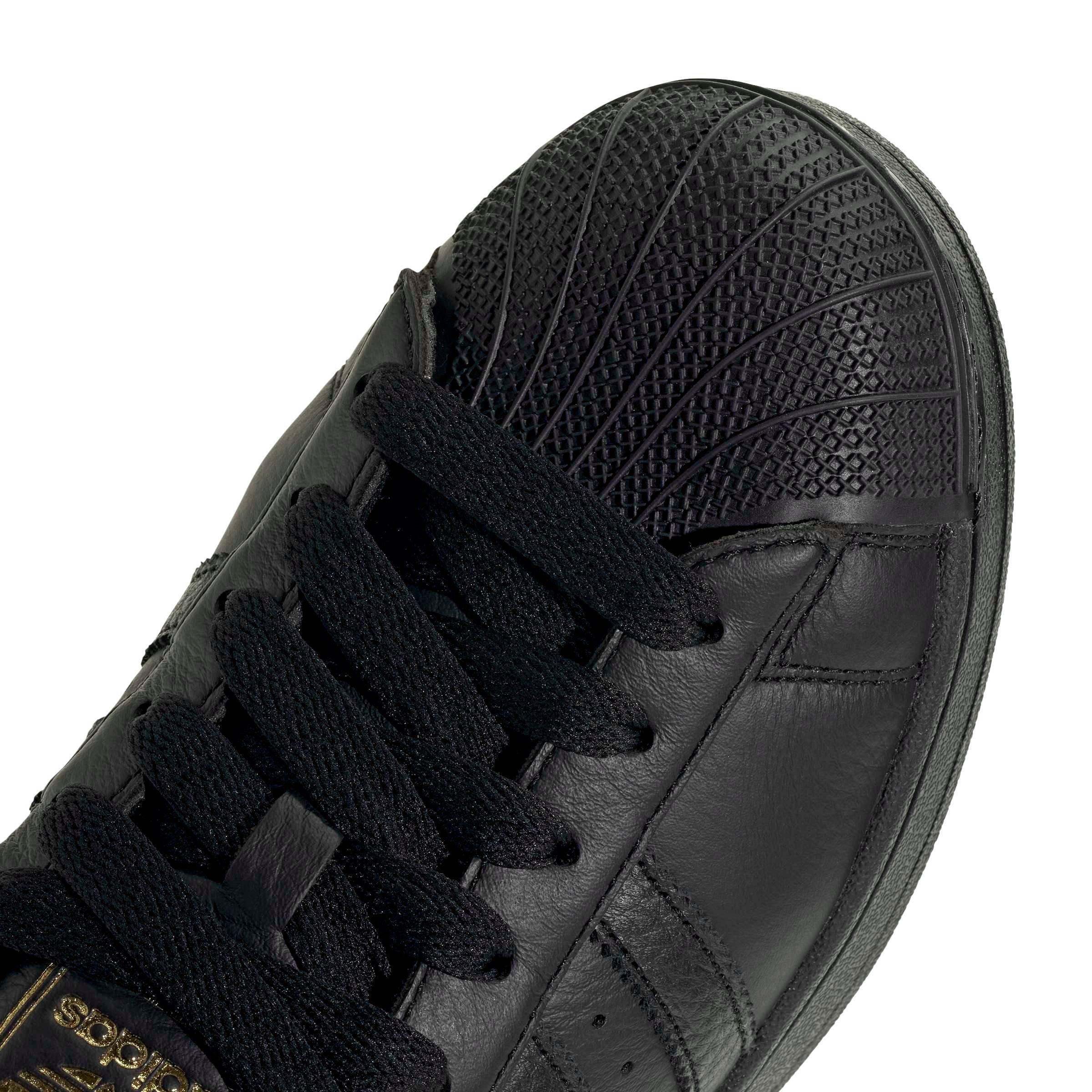 adidas Originals Superstar II "Core Black/Core Black/Gold Metallic" Men's Shoe - BLACK/BLACK/GOLD