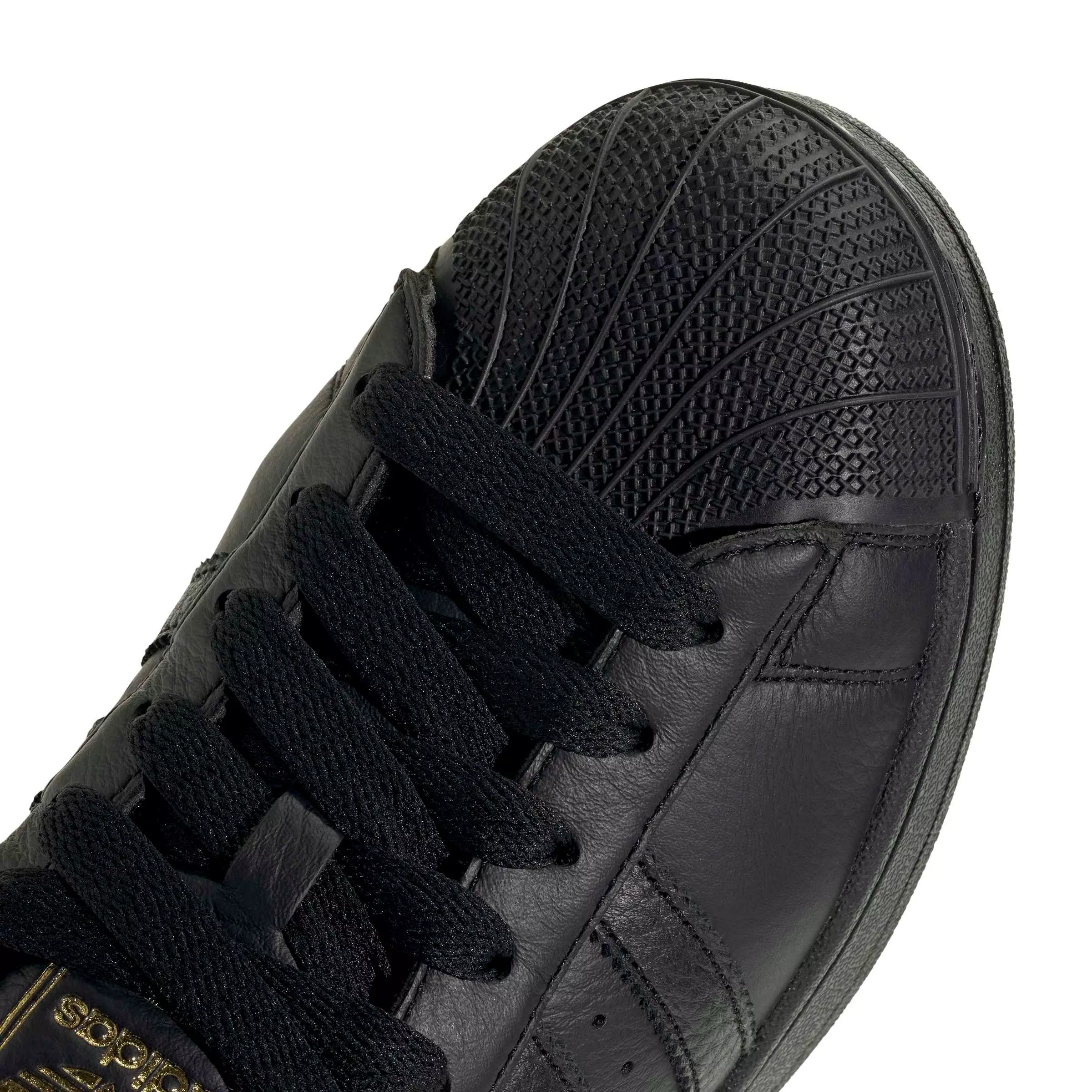 adidas Originals Superstar II "Core Black/Core Black/Gold Metallic" Men's Shoe - BLACK/BLACK/GOLD