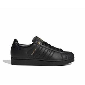 adidas Originals Superstar II "Core Black/Core Black/Gold Metallic" Men's Shoe - BLACK/BLACK/GOLD