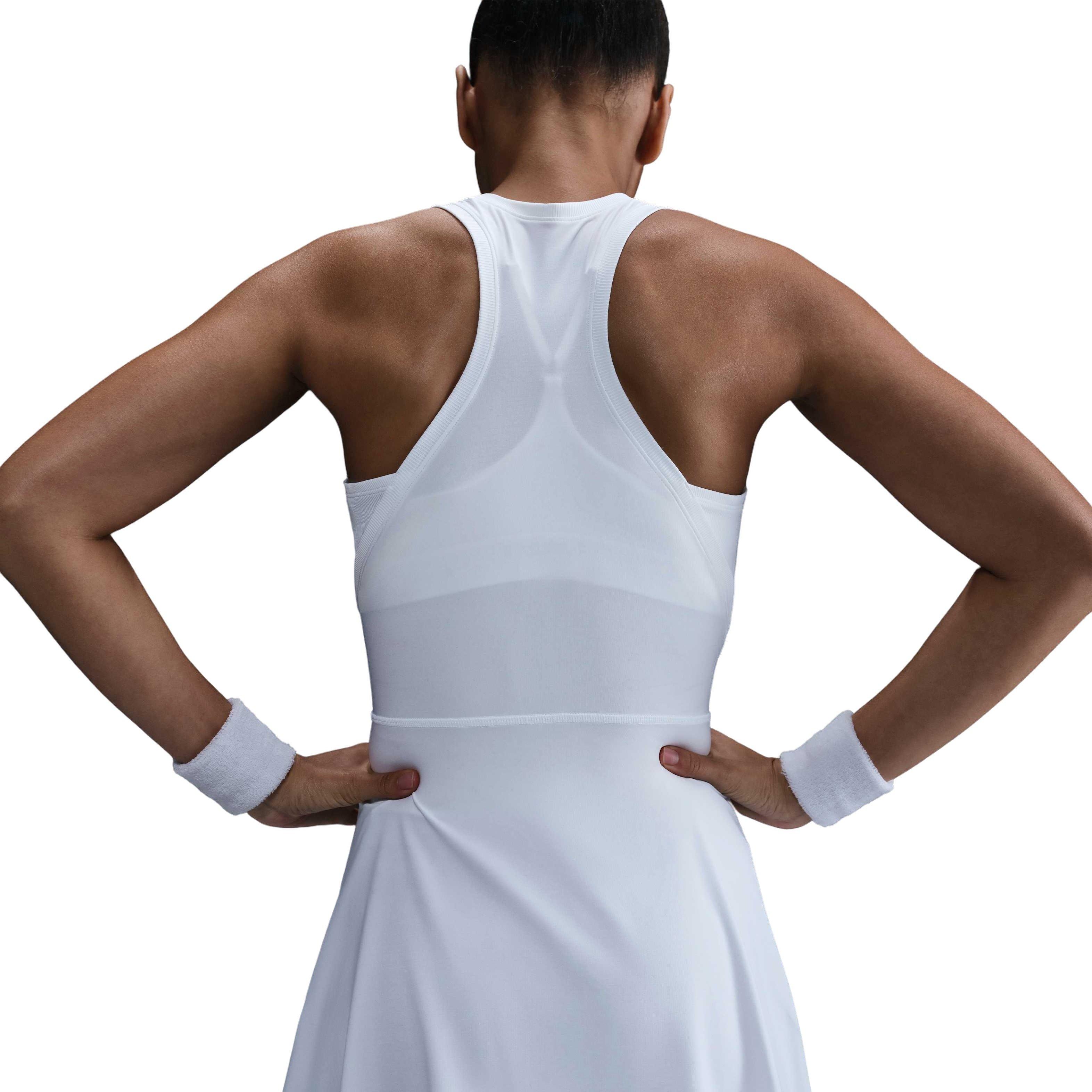 Nike Women's Dri-FIT Victory ​Tennis Dress - White - WHITE Thumbnail View 2