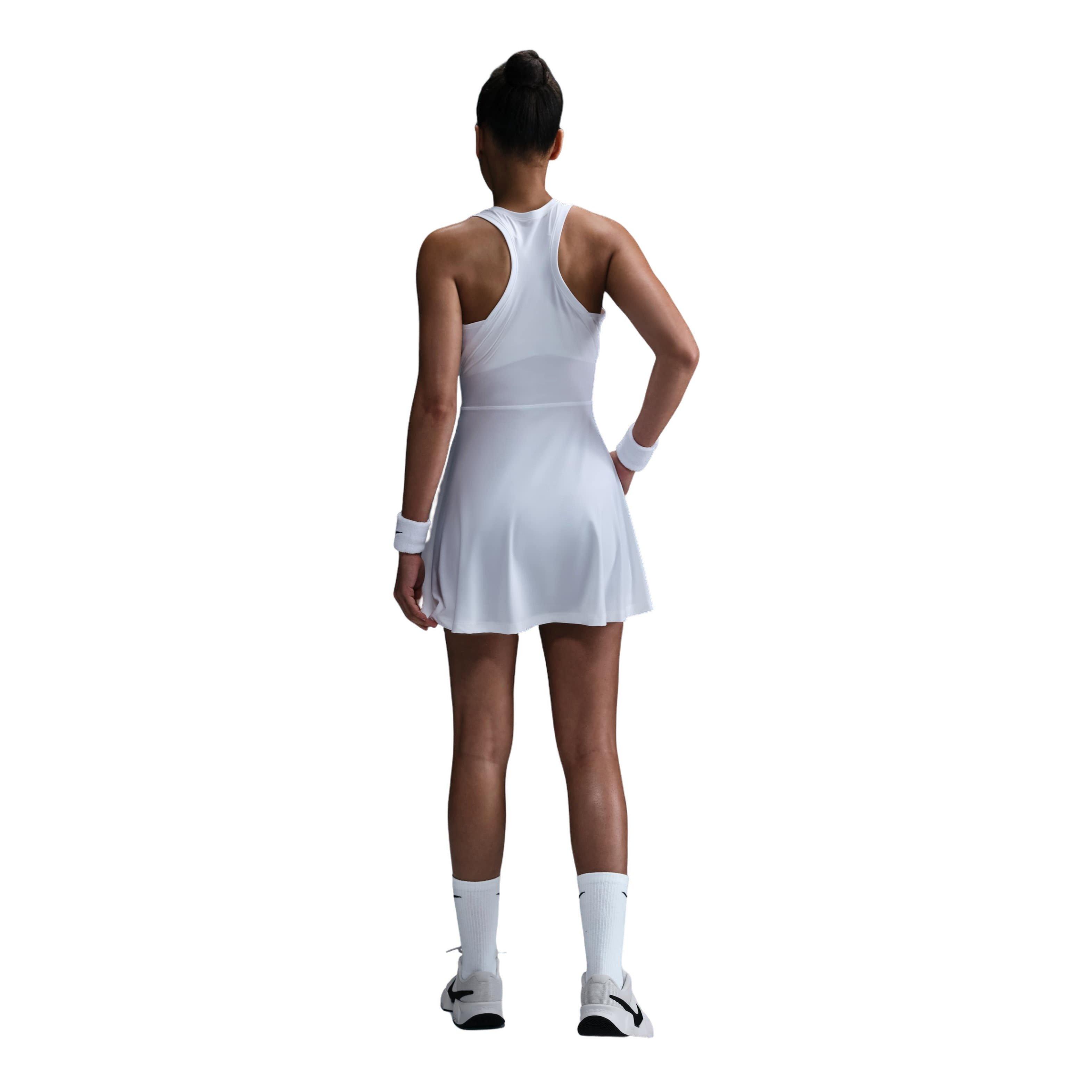 Nike Women's Dri-FIT Victory ​Tennis Dress - White - WHITE Thumbnail View 4