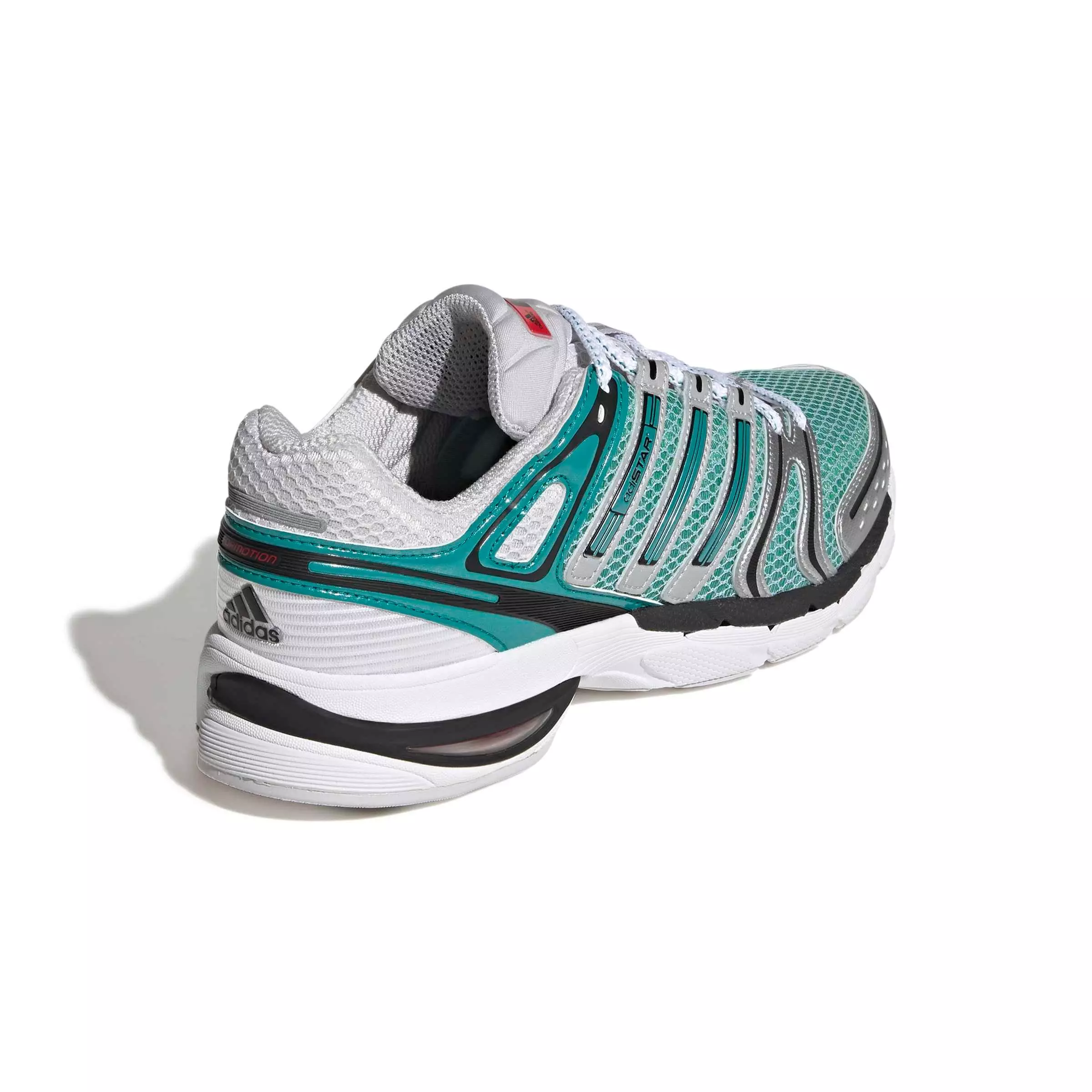 adidas Originals Adistar Control 5 "Silver Metallic/Equipment Green/Pure Ruby" Men's Shoe - SILVER/GREEN/RUBY