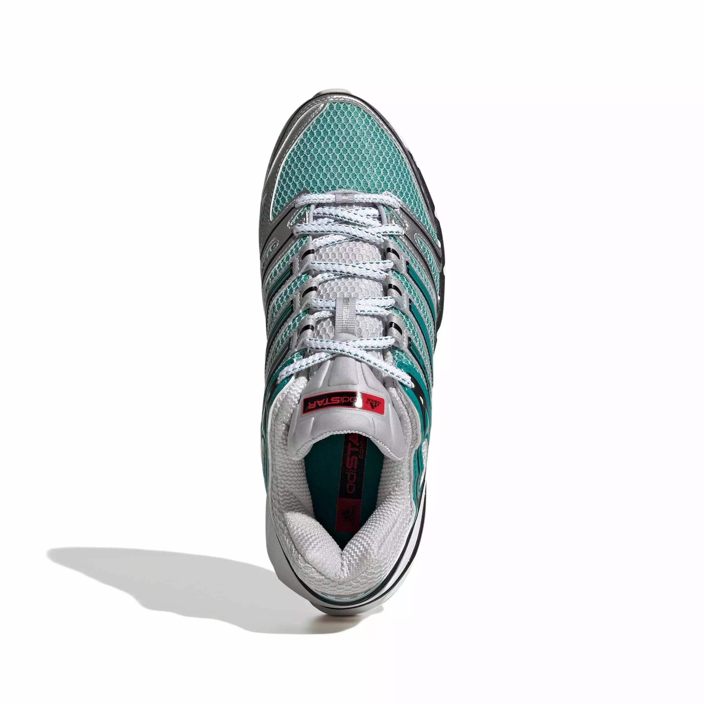 adidas Originals Adistar Control 5 "Silver Metallic/Equipment Green/Pure Ruby" Men's Shoe - SILVER/GREEN/RUBY