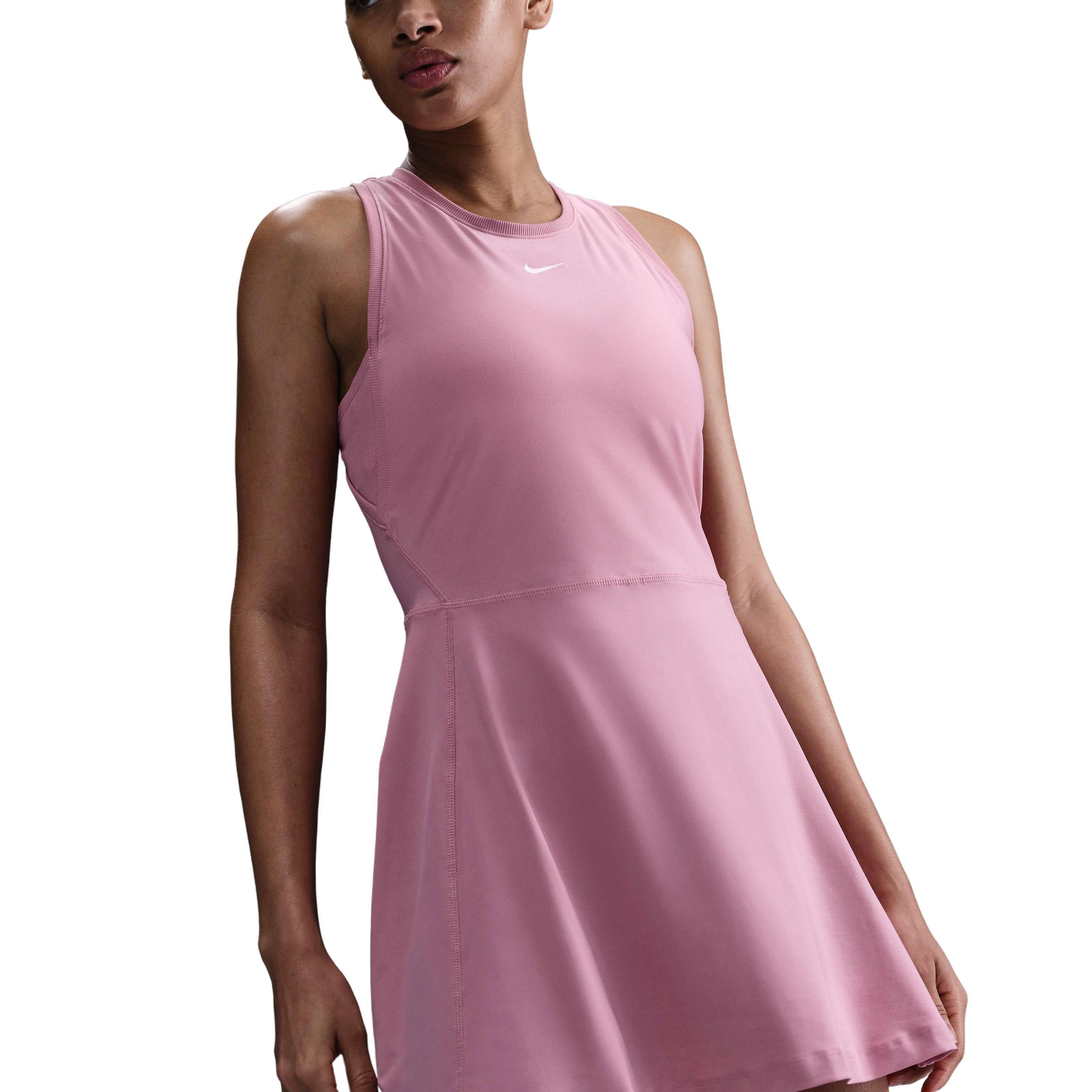 Nike Women's Dri-FIT Victory ​Tennis Dress -Pink - PINK Thumbnail View 1
