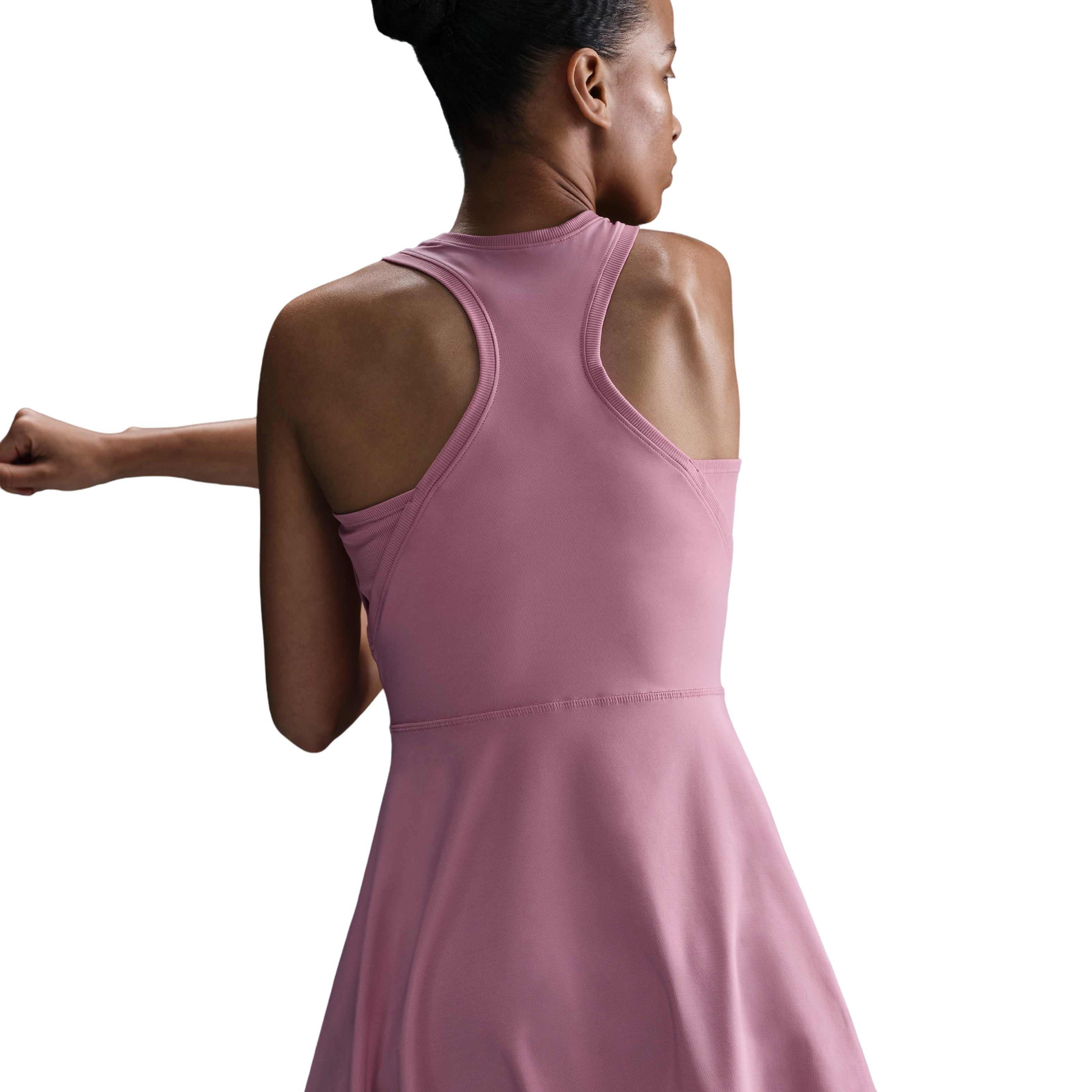 Nike Women's Dri-FIT Victory ​Tennis Dress -Pink - PINK Thumbnail View 2