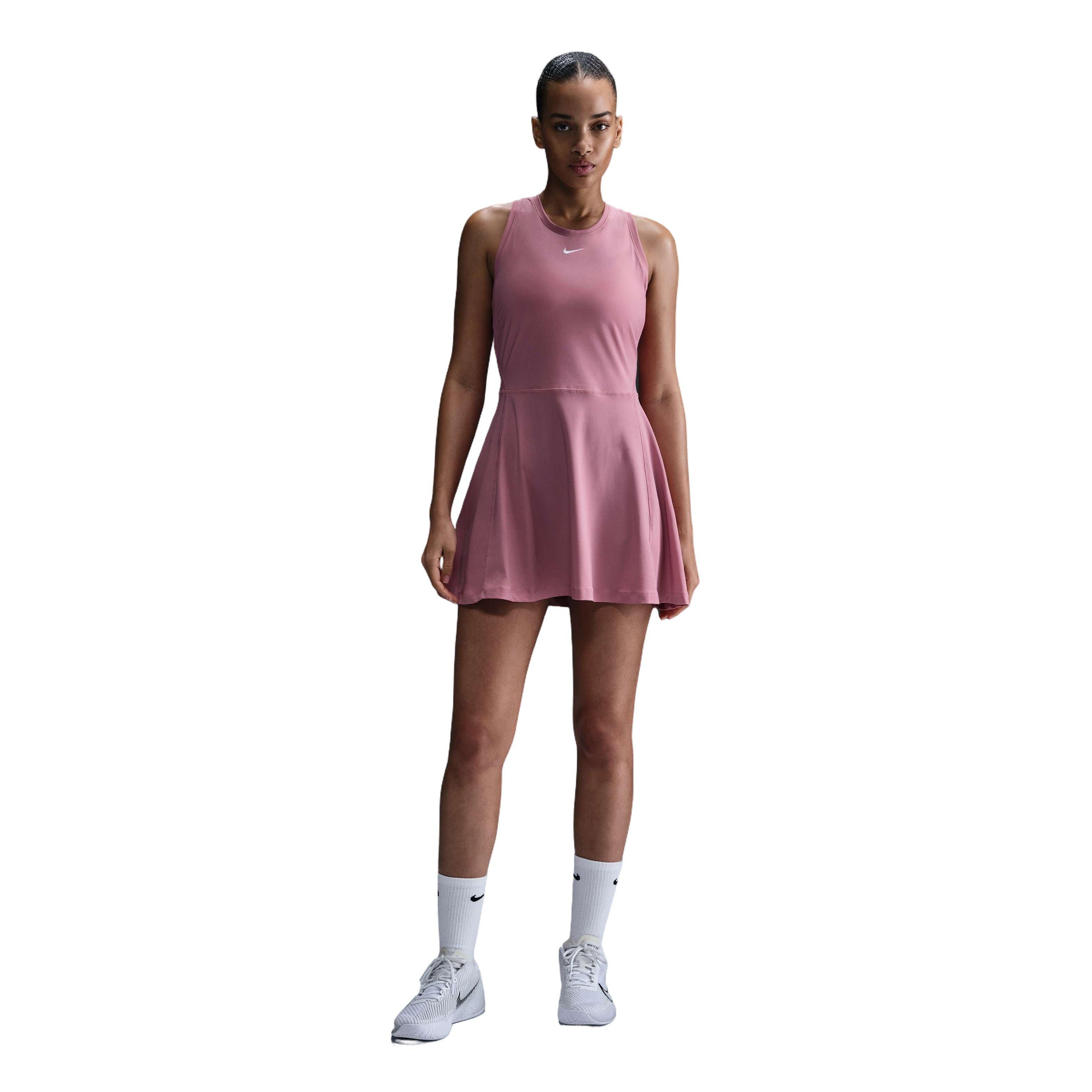 Nike Women's Dri-FIT Victory ​Tennis Dress -Pink - PINK Thumbnail View 3