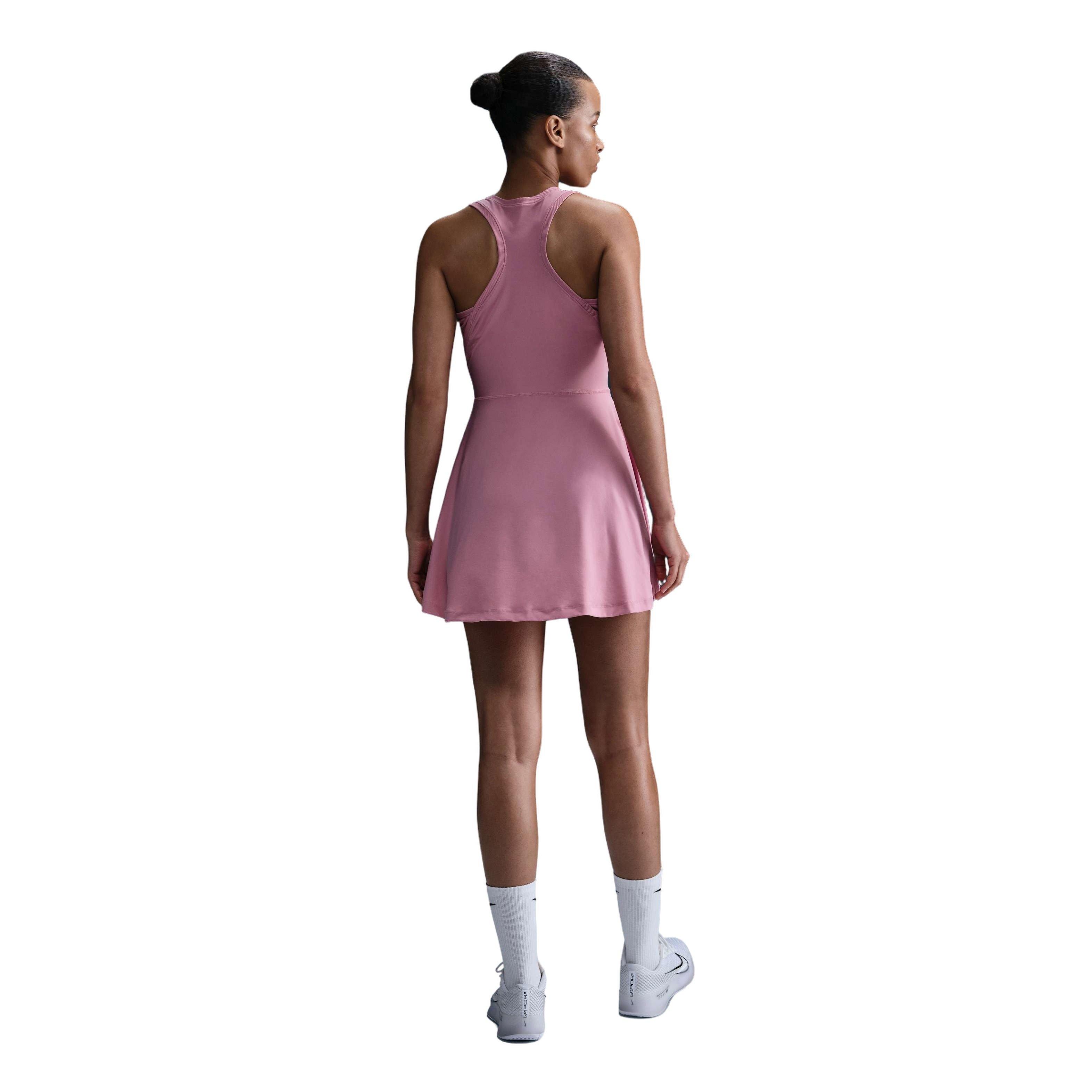 Nike Women's Dri-FIT Victory ​Tennis Dress -Pink - PINK Thumbnail View 4
