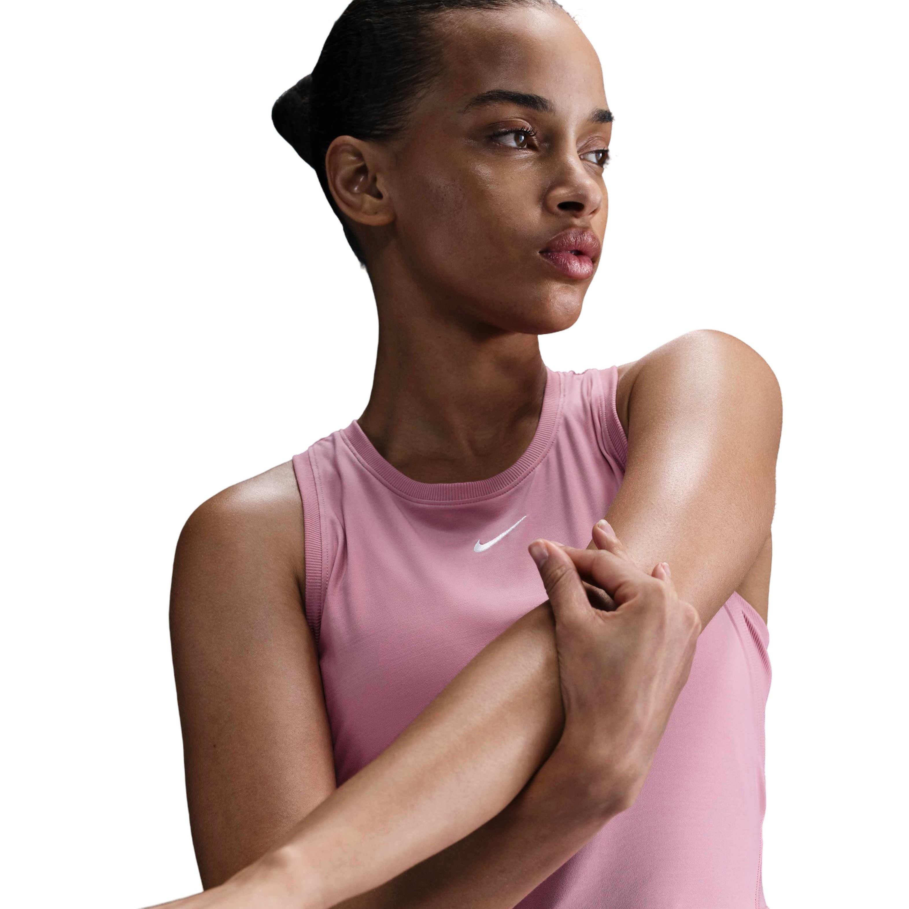 strapless open back dress Nike Victory Women's Dri-FIT Tennis Dress - Pink main image 1