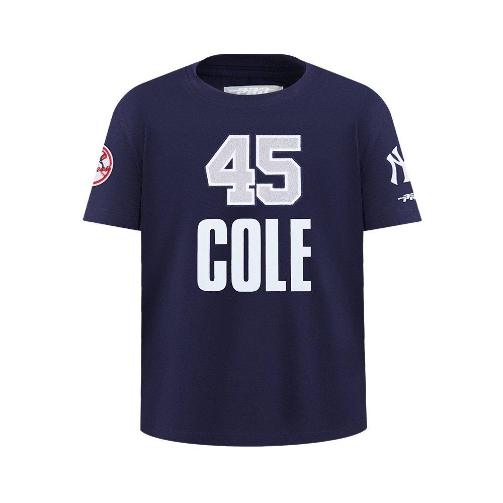 Pro Standard MLB New York Yankees Gerrit Cole #45 Classic Big Boys' Navy Tee
