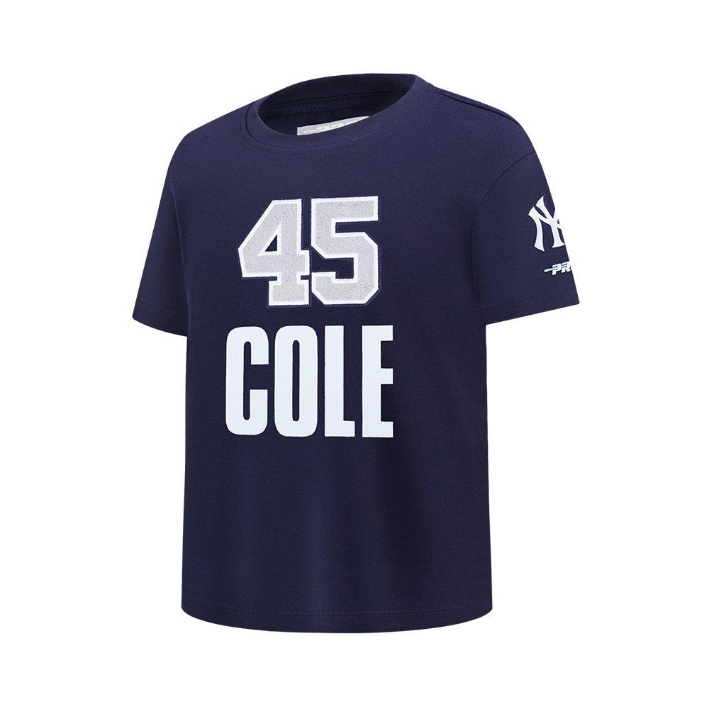 Pro Standard MLB New York Yankees Gerrit Cole #45 Classic Big Boys' Navy Tee