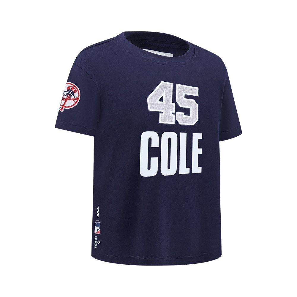 Pro Standard MLB New York Yankees Gerrit Cole #45 Classic Big Boys' Navy Tee