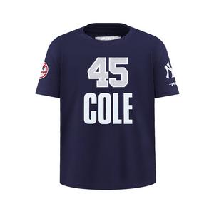 Pro Standard Big Boys' MLB New York Yankees Gerrit Cole #45 Classic Tee -Navy