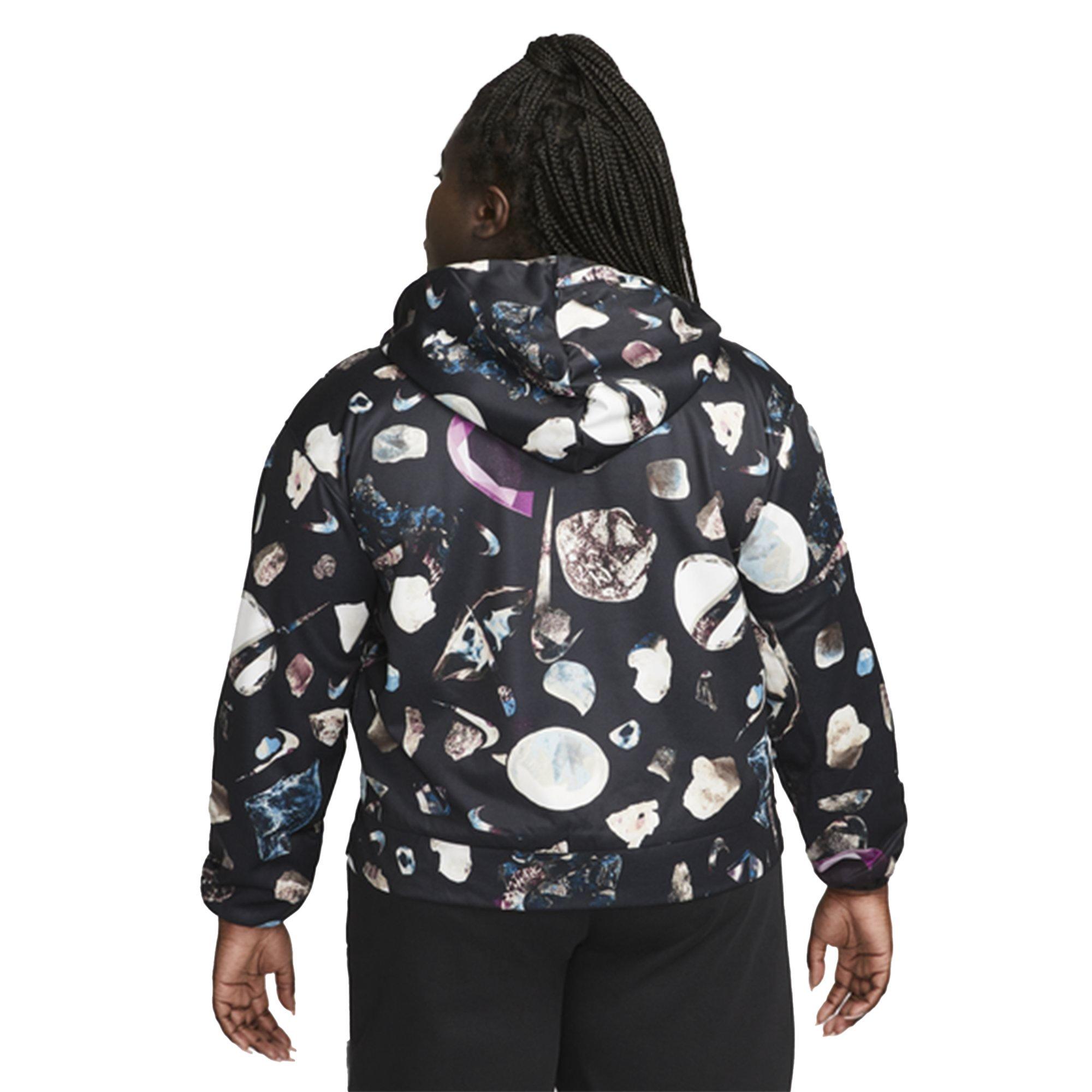 Nike Women's Standard Issue Seasonal Oversized Hoodie - BLACK Thumbnail View 2
