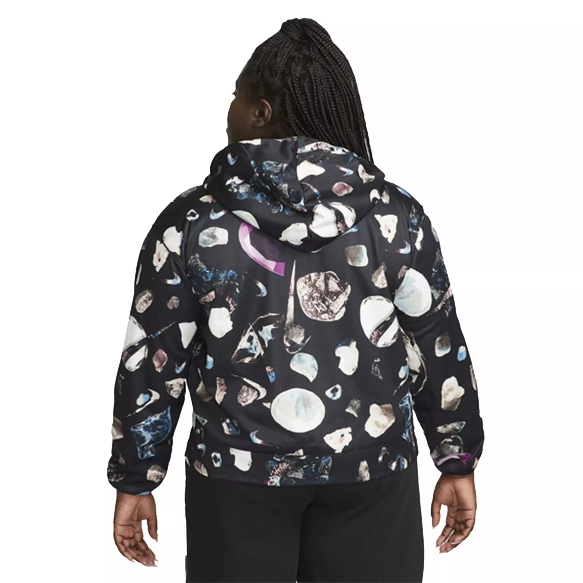 Nike Women's Standard Issue Seasonal Oversized Hoodie - BLACK